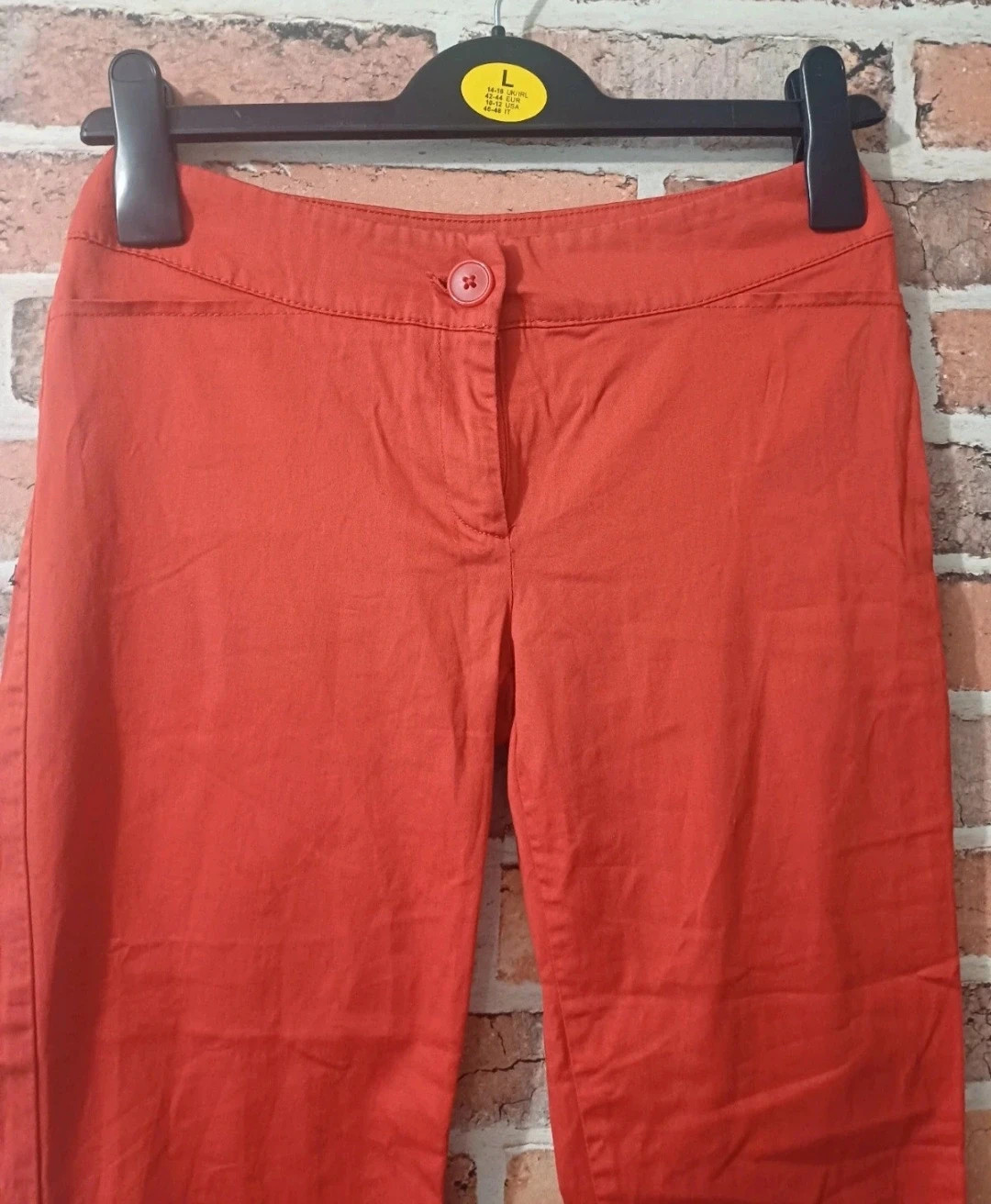 Pantacourt femme - Taille XS/34 - camaieu - couleur rouge – Camaïeu – taille XS / 34 / 6 2