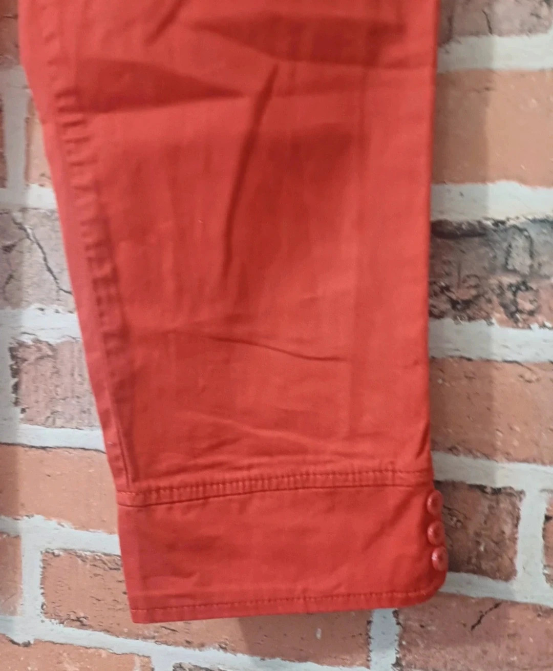 Pantacourt femme - Taille XS/34 - camaieu - couleur rouge – Camaïeu – taille XS / 34 / 6 5