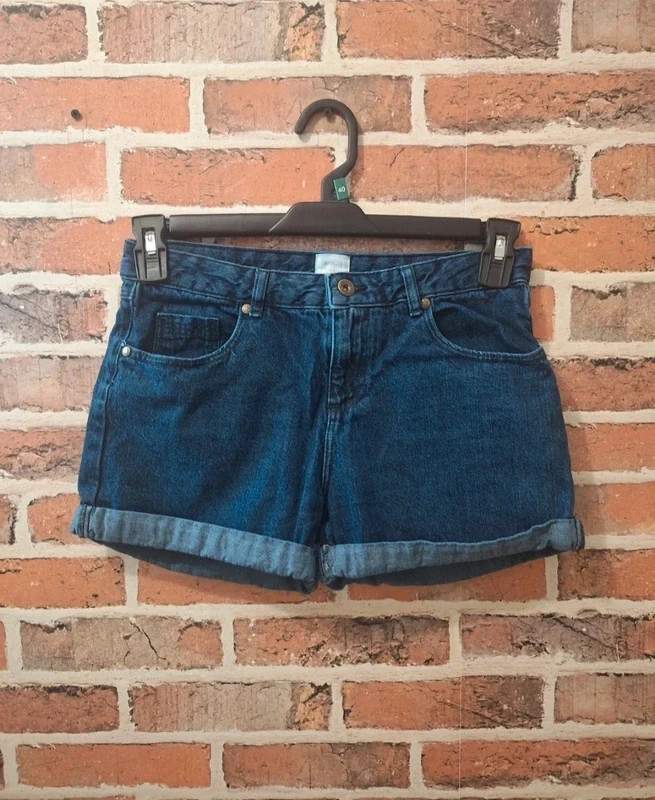 short en jean femme - taille S/36 - karl marc john - couleur marine