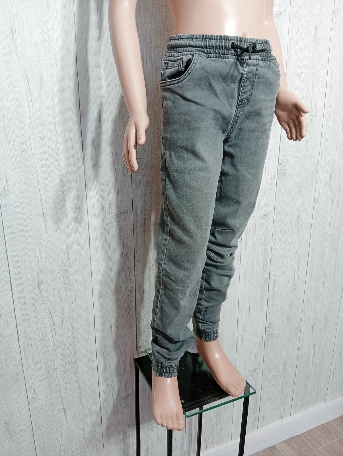 Jeans slim garcon - Taille 11/12ans ( 152cm) -denim co - couleur gris – Denim Co – taille 12 ans / 152 cm 4