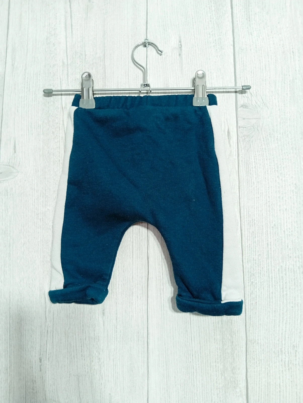 Sarouel garcon - Taille 3 mois (60 cm ) - smiley baby- couleur marine et blanc – Smiley Baby – taille 3-6 mois / 62 cm 4