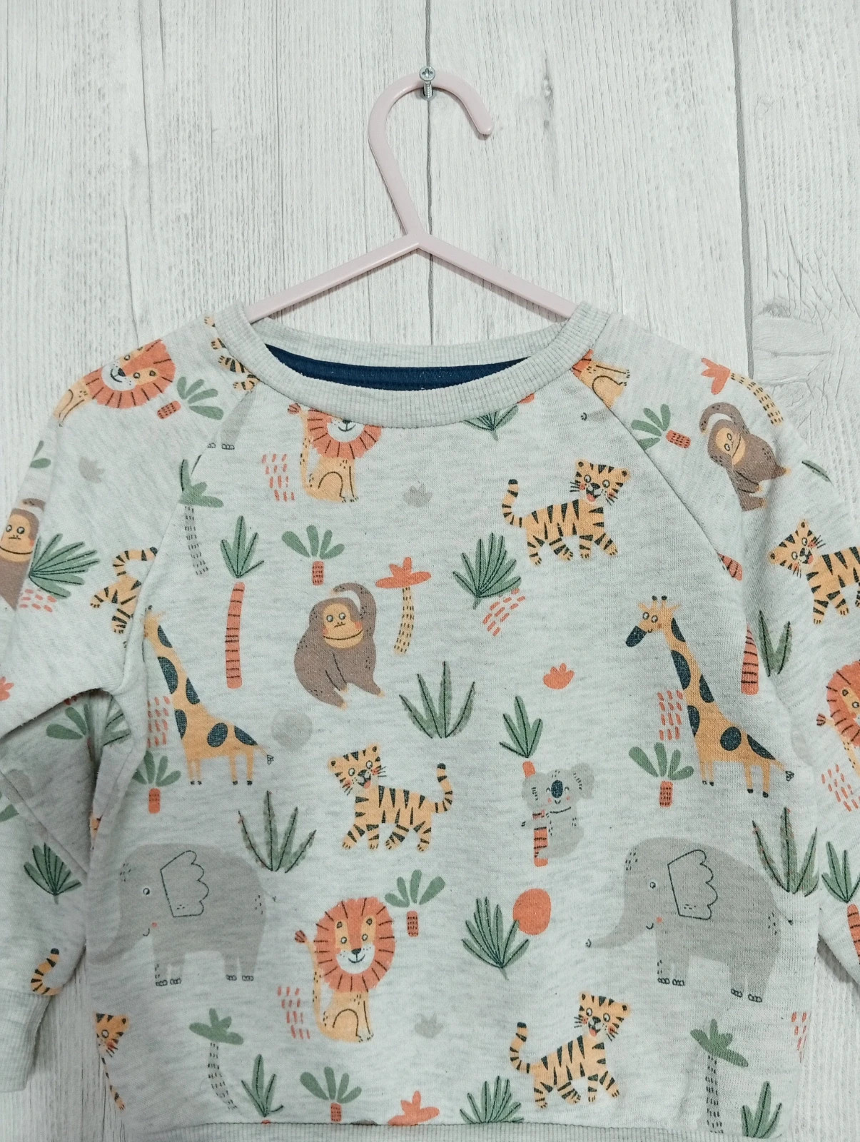 Pull garçon- Taille 12/18 mois ( 86 cm) - primark - couleur gris multicolore – Primark – taille 18-24 mois / 86 cm 2
