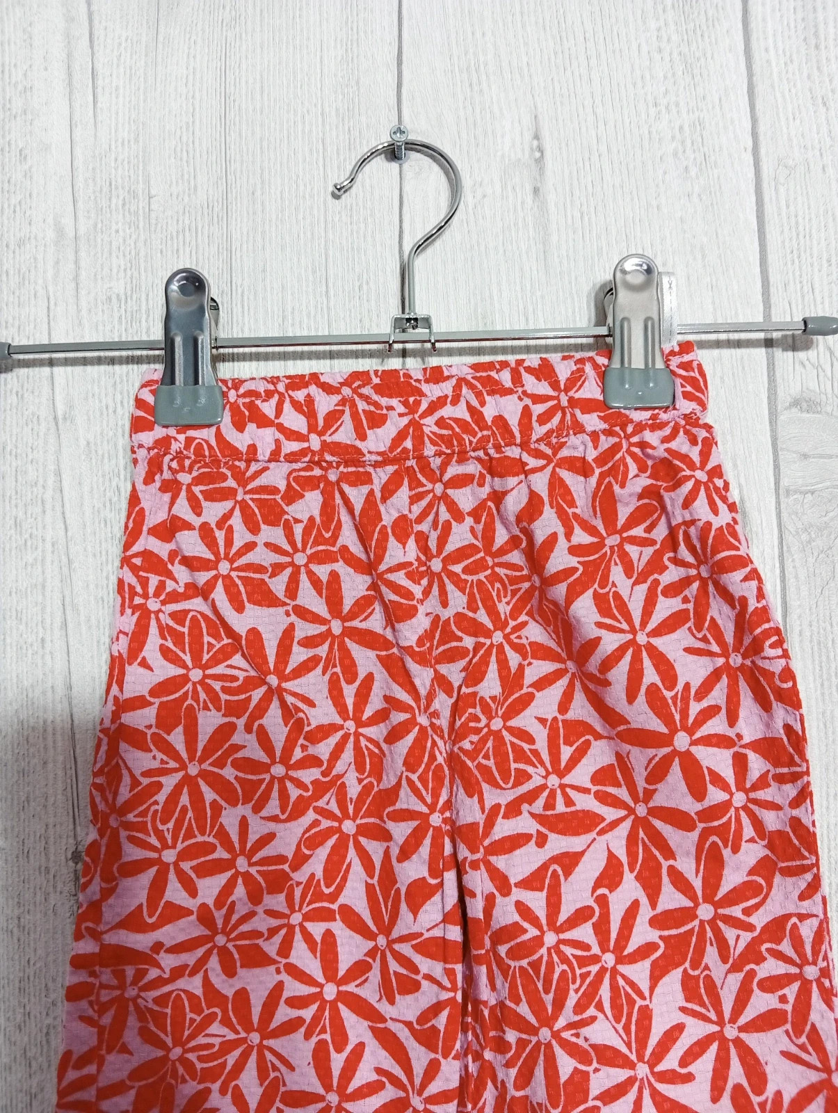 Pantalon fille - Taille 6 mois ( 68 cm) - zeeman - couleur rouge et rose – Zeeman – taille 6-9 mois / 68 cm 2
