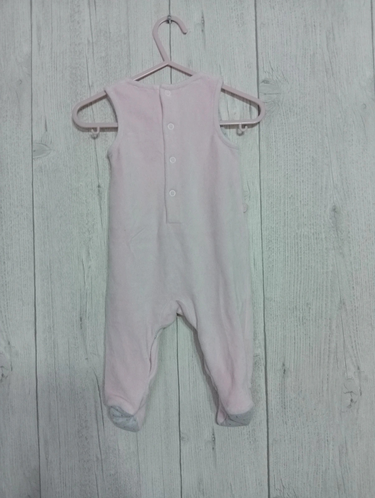 Grenouillère fille - Taille 3 mois (59 cm) - obaibi- couleur rose – Obaïbi – taille 1-3 mois / 56 cm 4