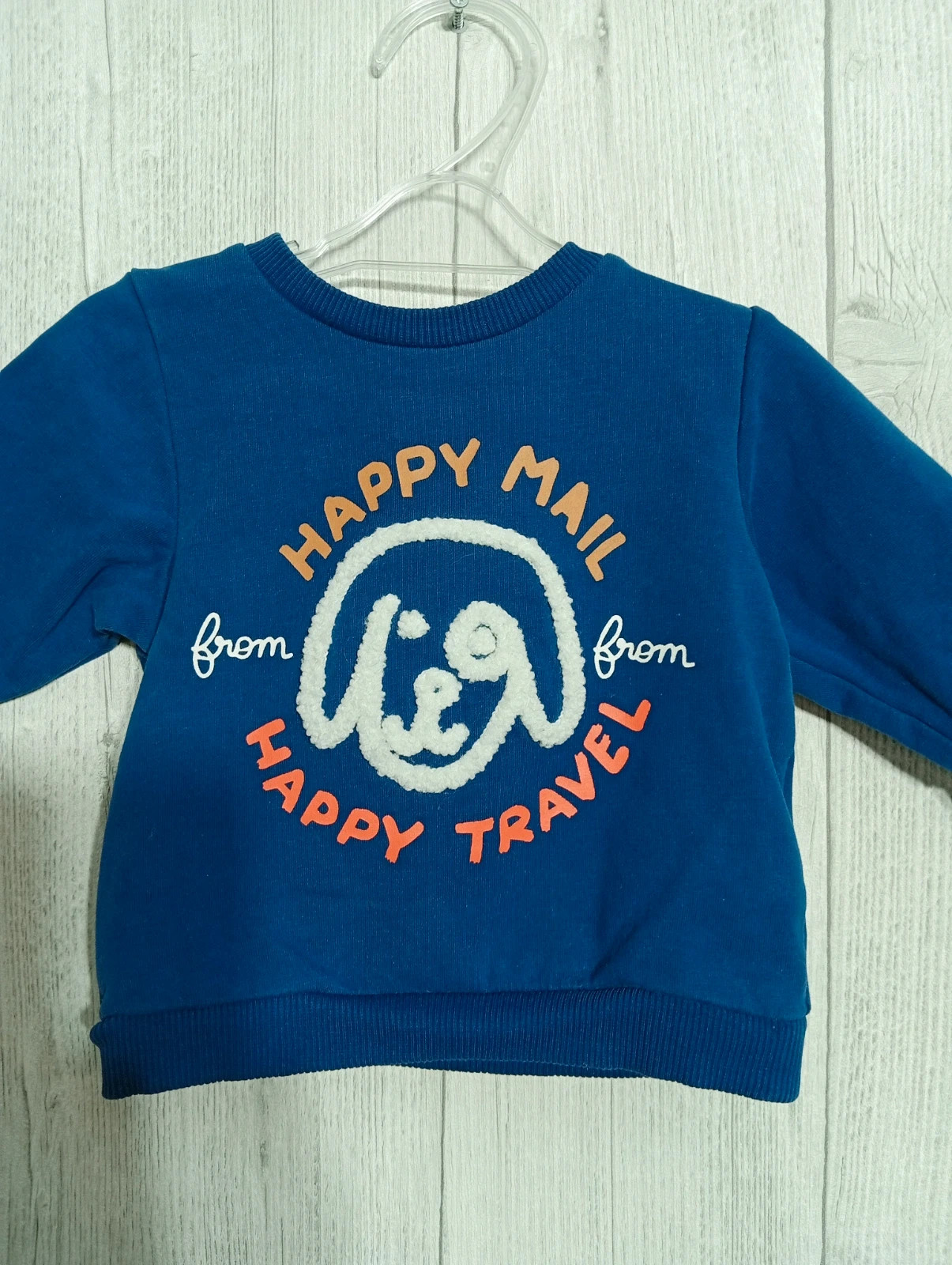 Pull garçon- Taille 3 mois ( 59 cm) - tape a loeil- Couleur bleu et blanc – Tape à l'œil – taille 1-3 mois / 56 cm 2