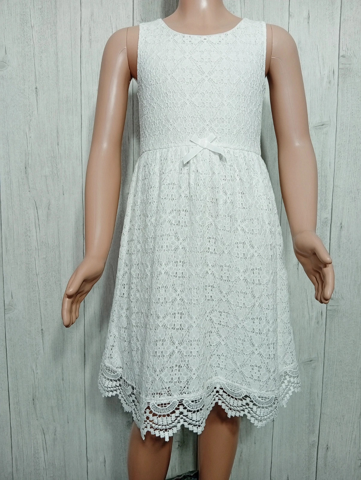 Robe fille - Taille 8/10 ans ( 135/140 cm) - C&A- Couleur blanc – C&A – taille 9 ans / 134 cm 3