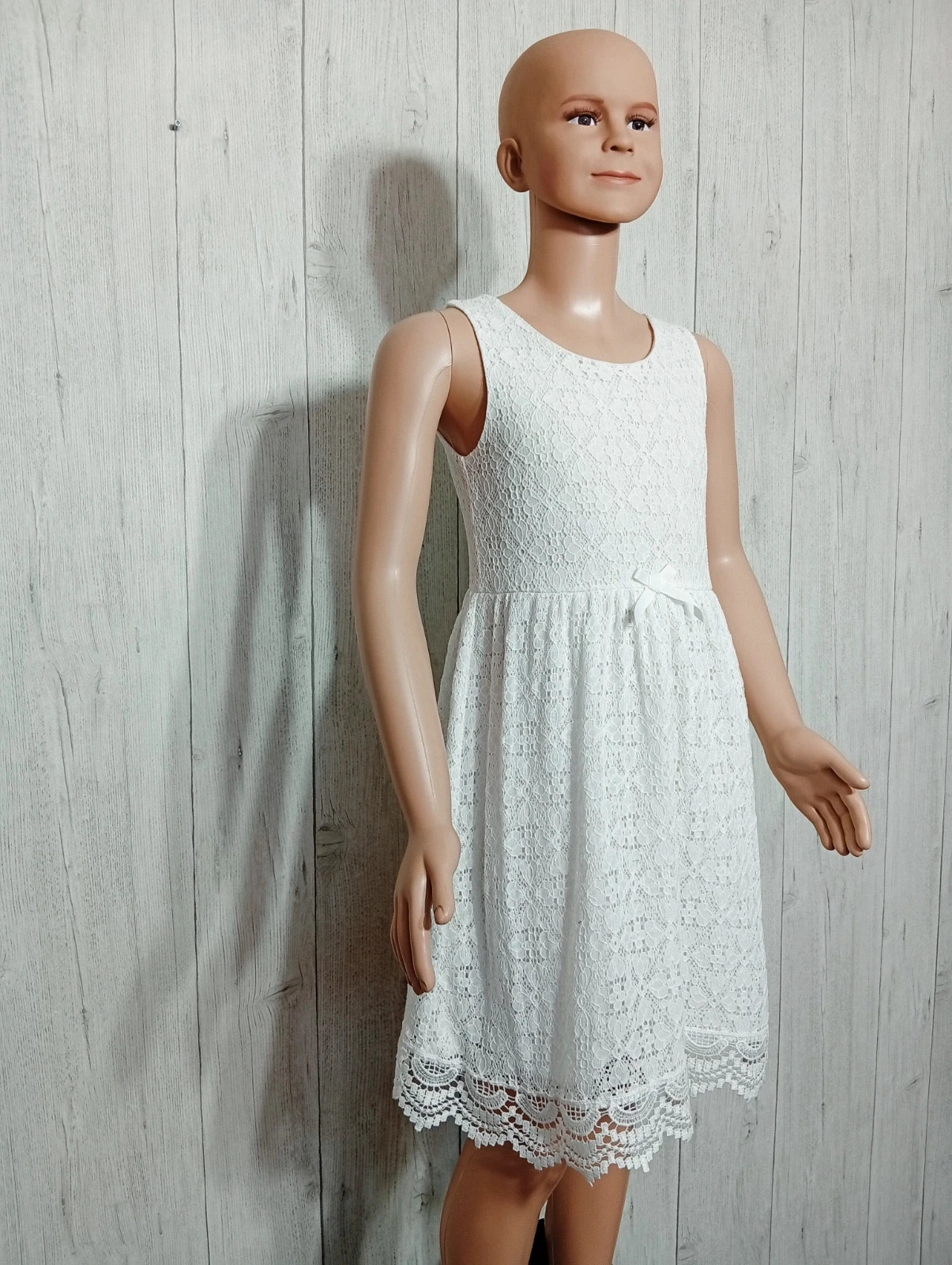 Robe fille - Taille 8/10 ans ( 135/140 cm) - C&A- Couleur blanc – C&A – taille 9 ans / 134 cm 4