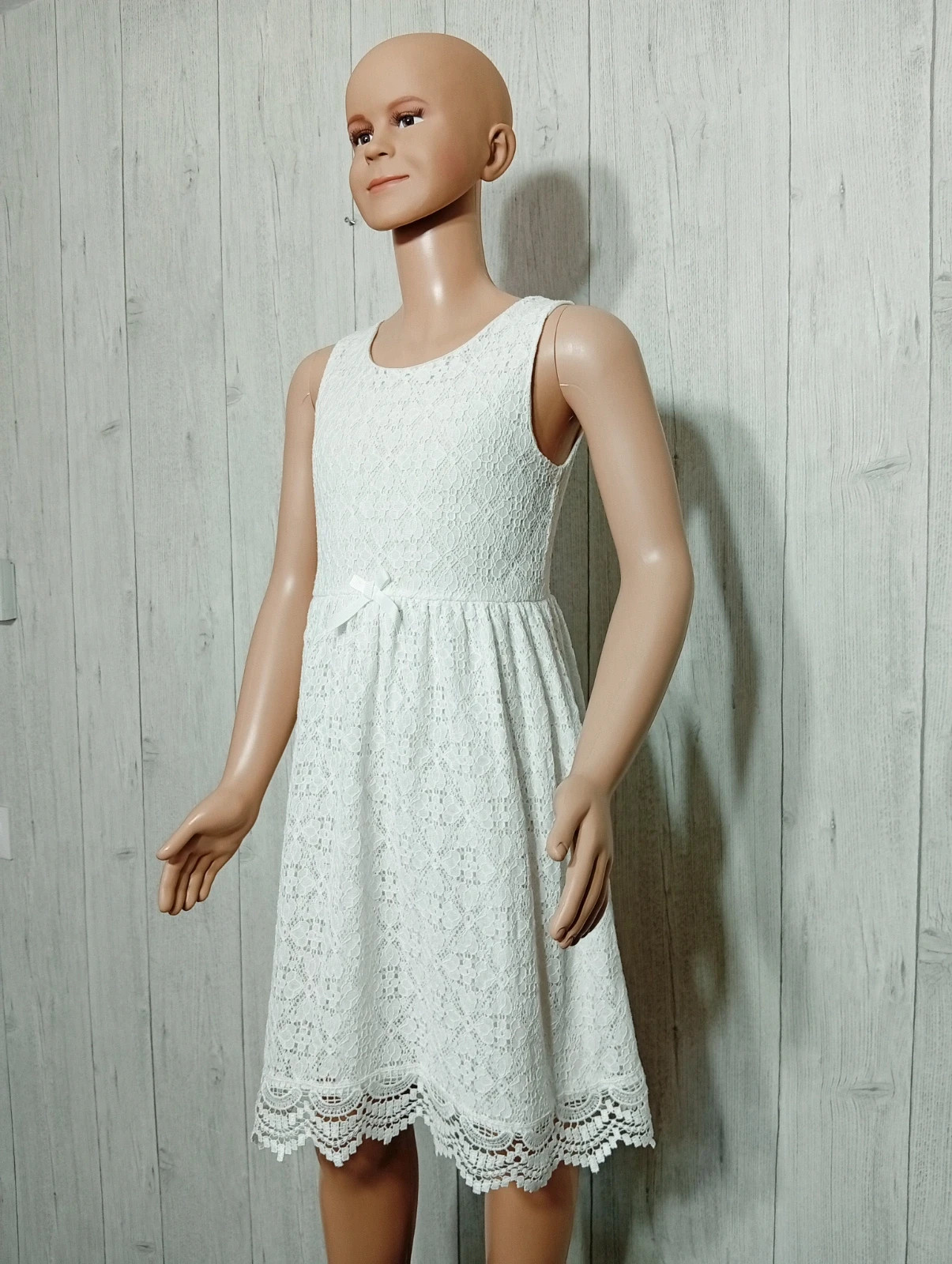 Robe fille - Taille 8/10 ans ( 135/140 cm) - C&A- Couleur blanc – C&A – taille 9 ans / 134 cm 5
