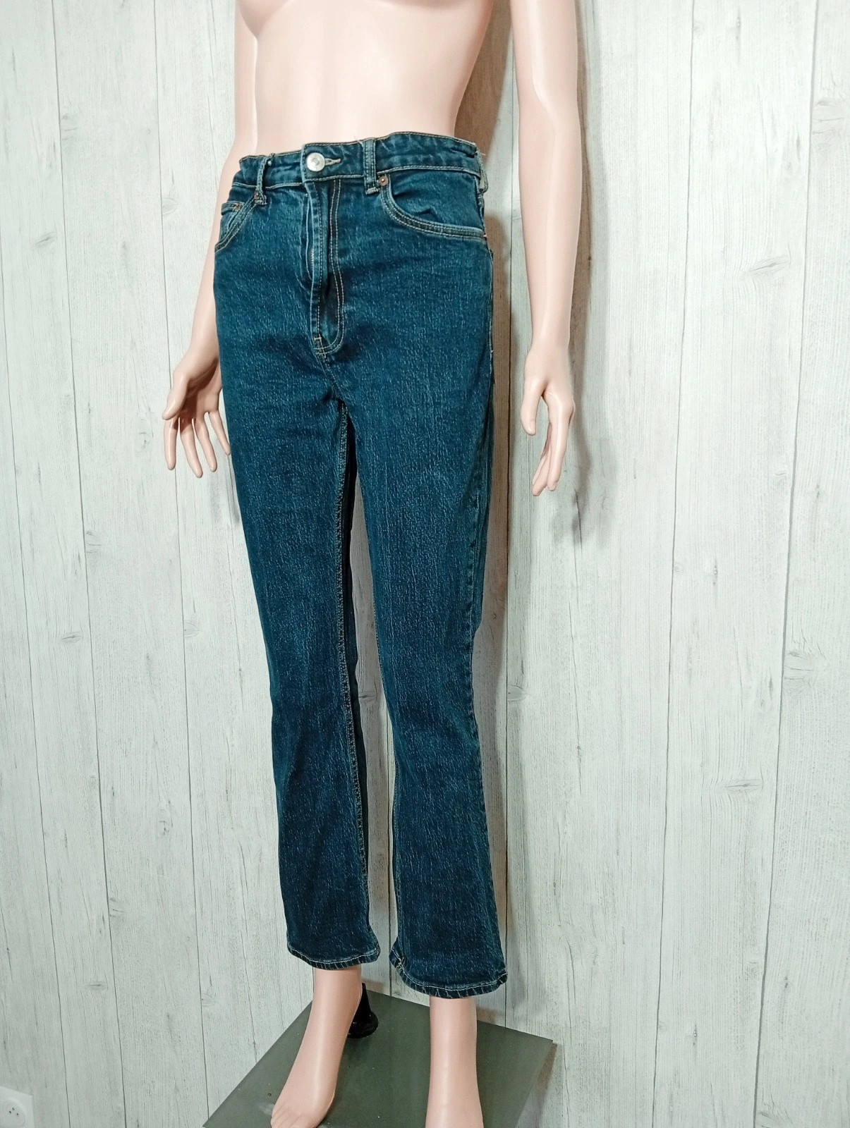 Jeans femme - taille M/38 - zara - couleur marine – Zara – taille M / 38 / 10 5