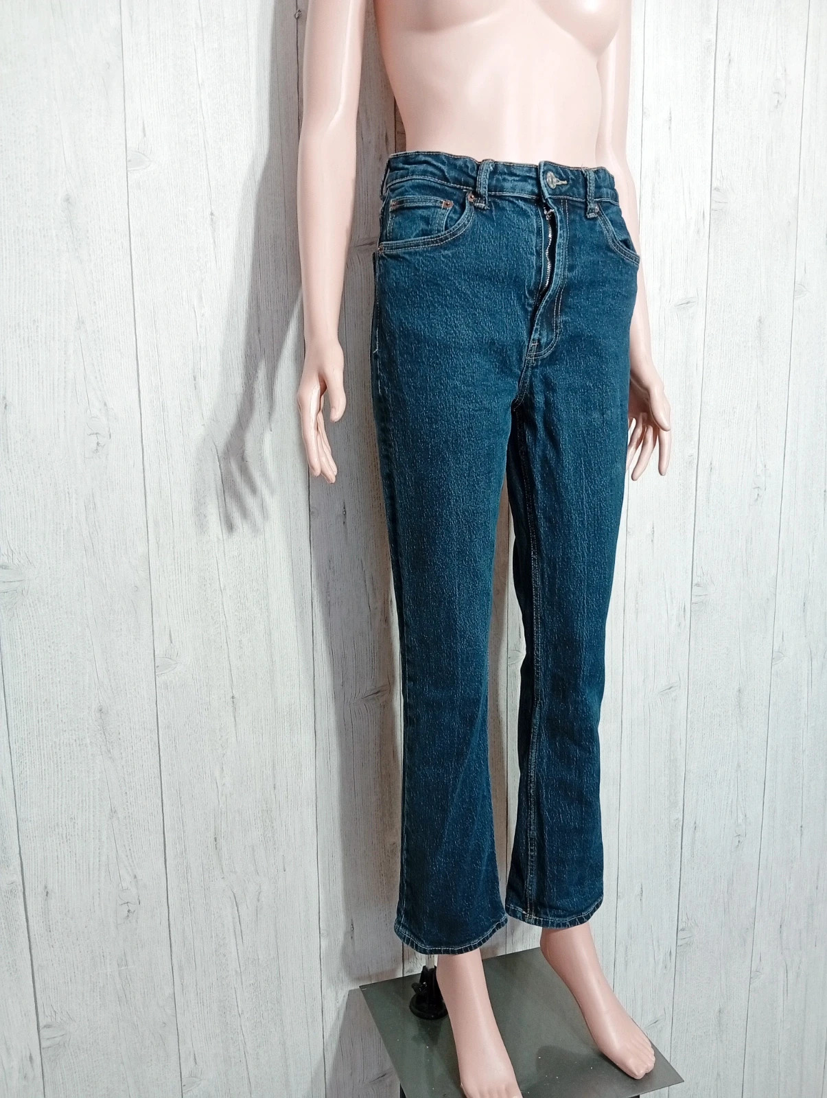 Jeans femme - taille M/38 - zara - couleur marine – Zara – taille M / 38 / 10 4