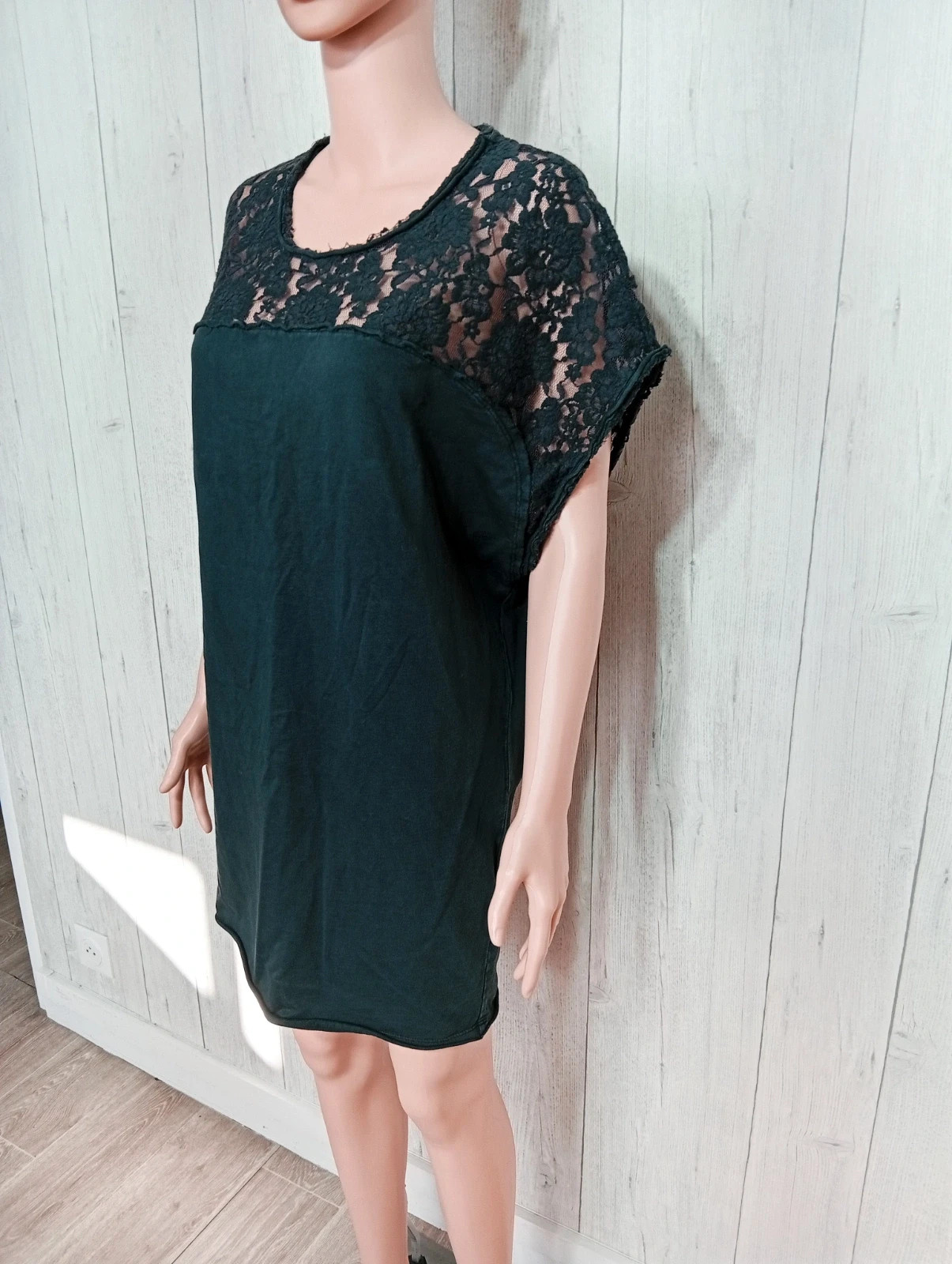 Tunique femme- Taille L/40 - Diesel - couleur noir violet – Diesel – taille L / 40 / 12 5