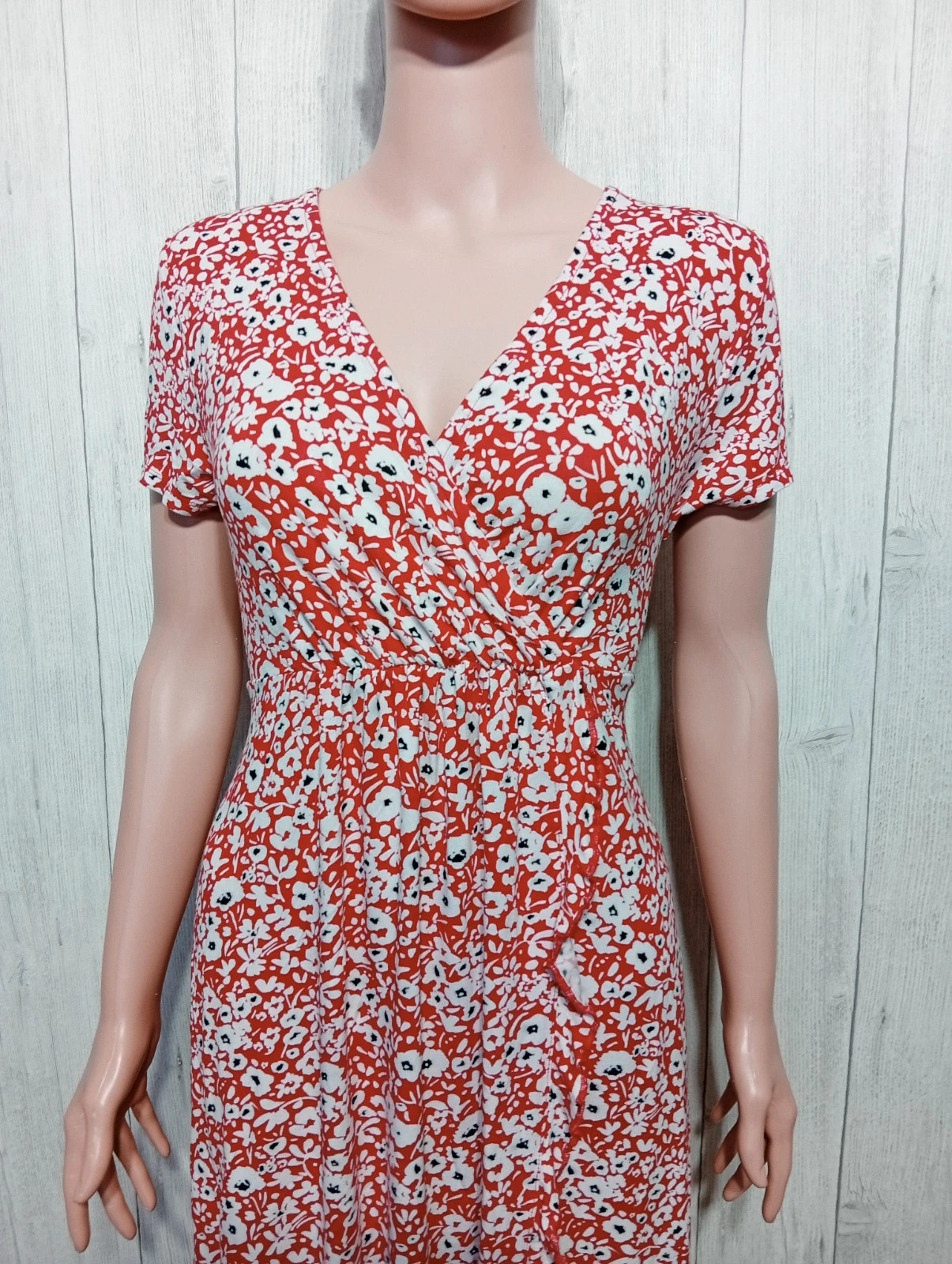 Robe d'été femme - Taille L/40 - kiabi - couleur rouge blanc noir – Kiabi – taille L / 40 / 12 3