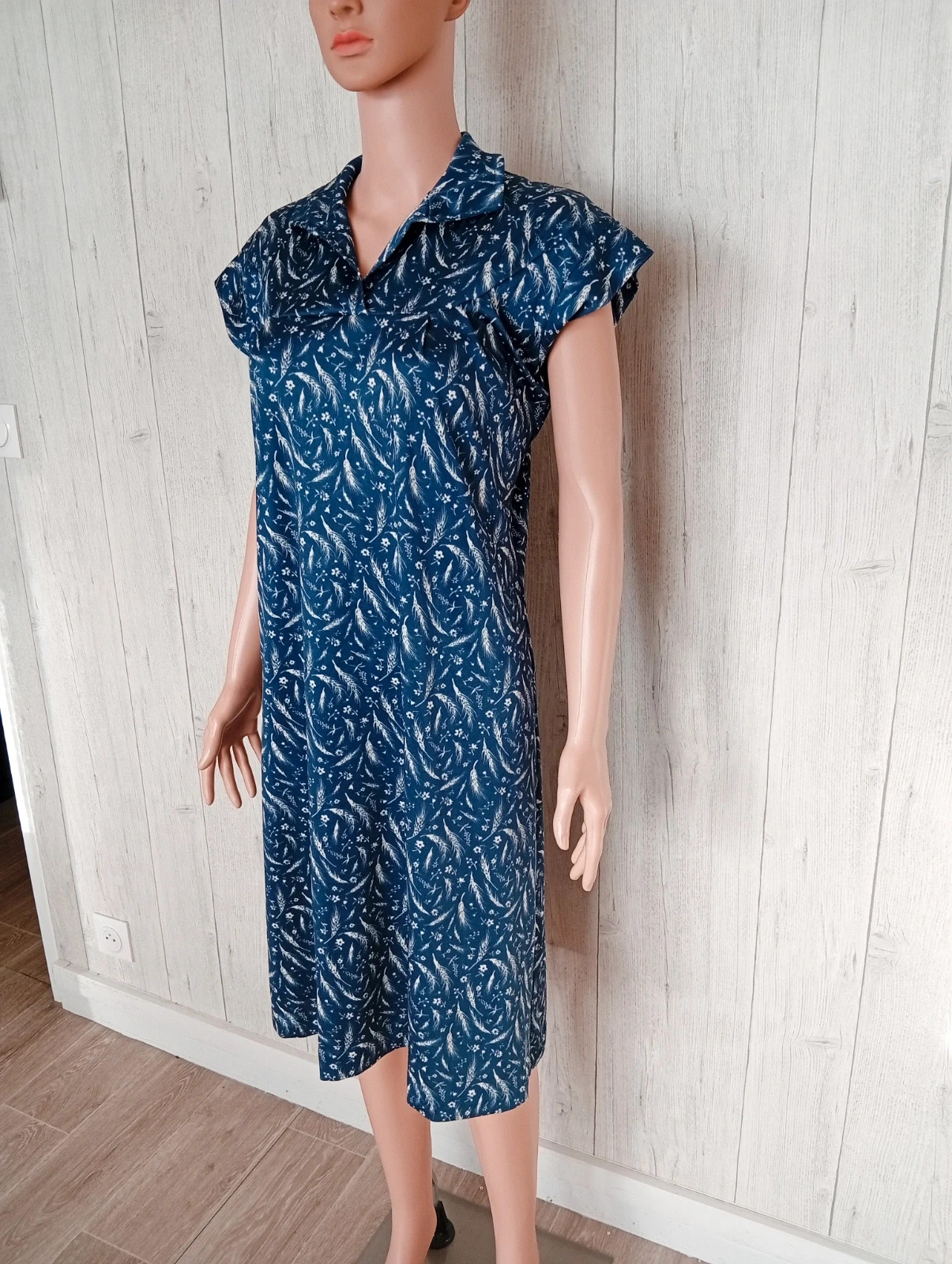 Robe d'été femme - Taille XL/42 - kiabi - couleur marine et blanc – Kiabi – taille XL / 42 / 14 5