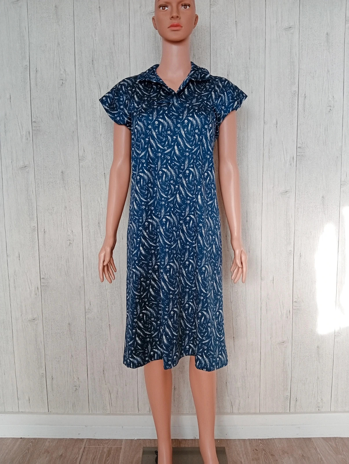 Robe d'été femme - Taille XL/42 - kiabi - couleur marine et blanc – Kiabi – taille XL / 42 / 14