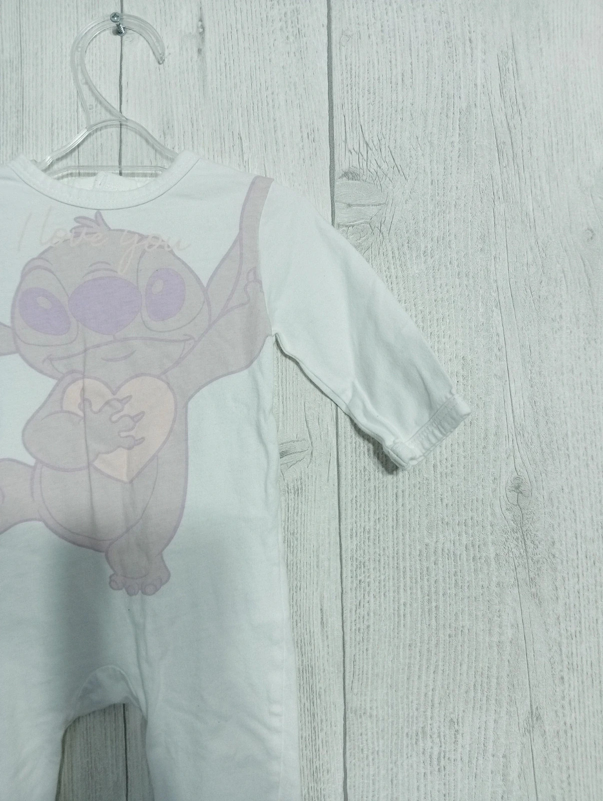 Pyjama 1 pièce fille - Taille 3 mois ( 56/62 cm) - Disney - couleur blanc violet et rose – Disney – taille 3-6 mois / 62 cm 5