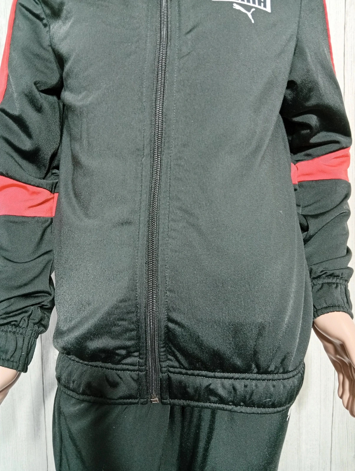 Ensemble de survêtement 2 pieces garçon- Taille 9/10 ans ( 140 cm) - puma - couleur noir et rouge – Puma – taille 10 ans / 140 cm 5