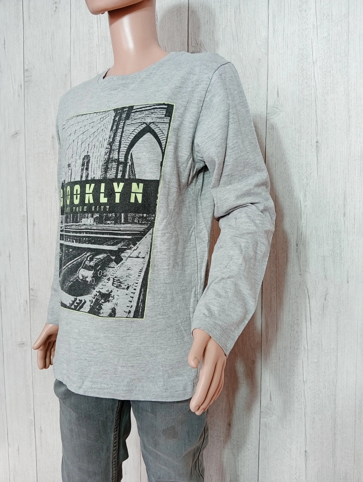 T-shirt manche longue garcon- Taille 10/11 ans ( 146 cm) - primark- couleur gris et noir – Primark – taille 11 ans / 146 cm 5