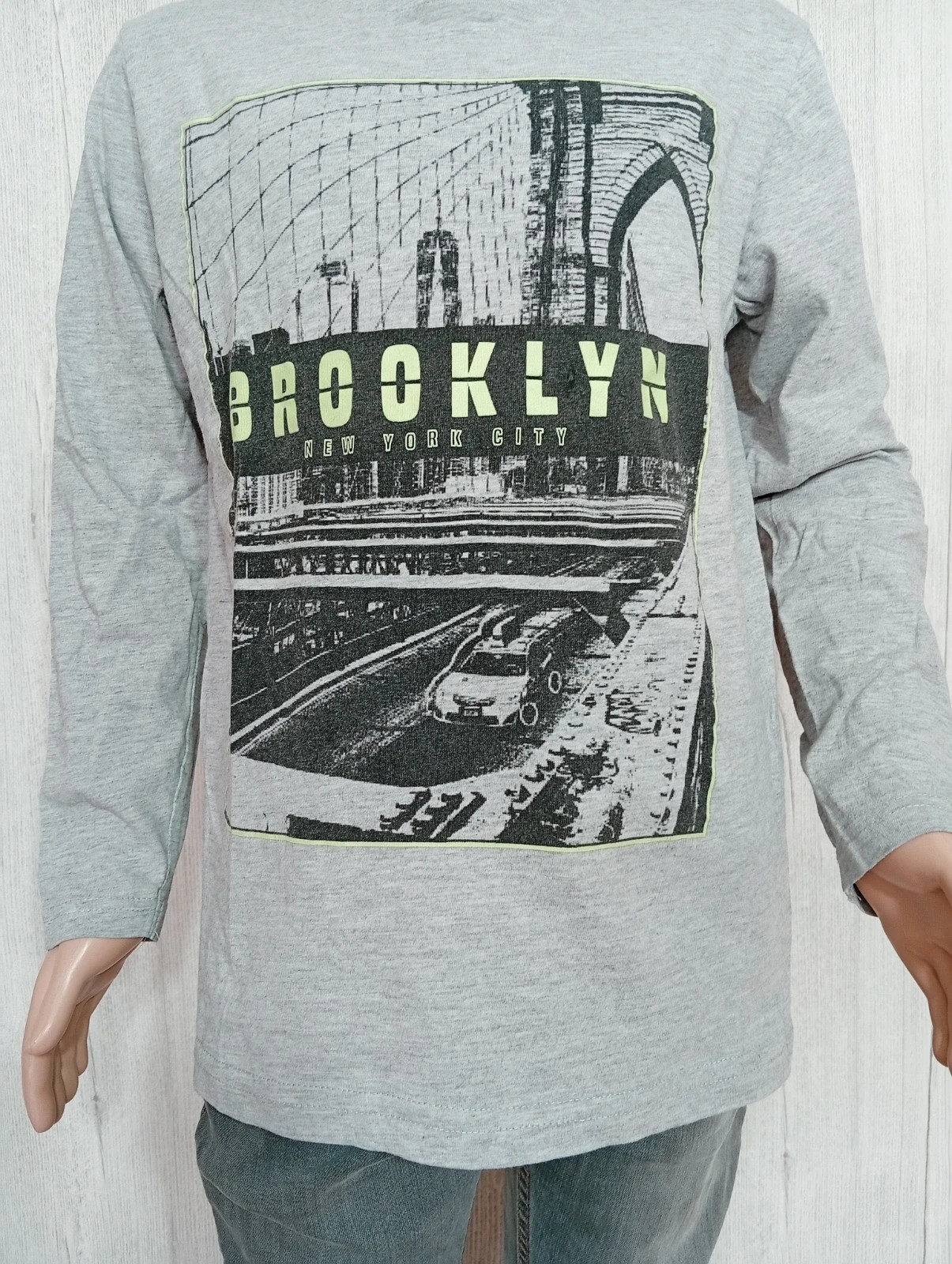 T-shirt manche longue garcon- Taille 10/11 ans ( 146 cm) - primark- couleur gris et noir – Primark – taille 11 ans / 146 cm 3