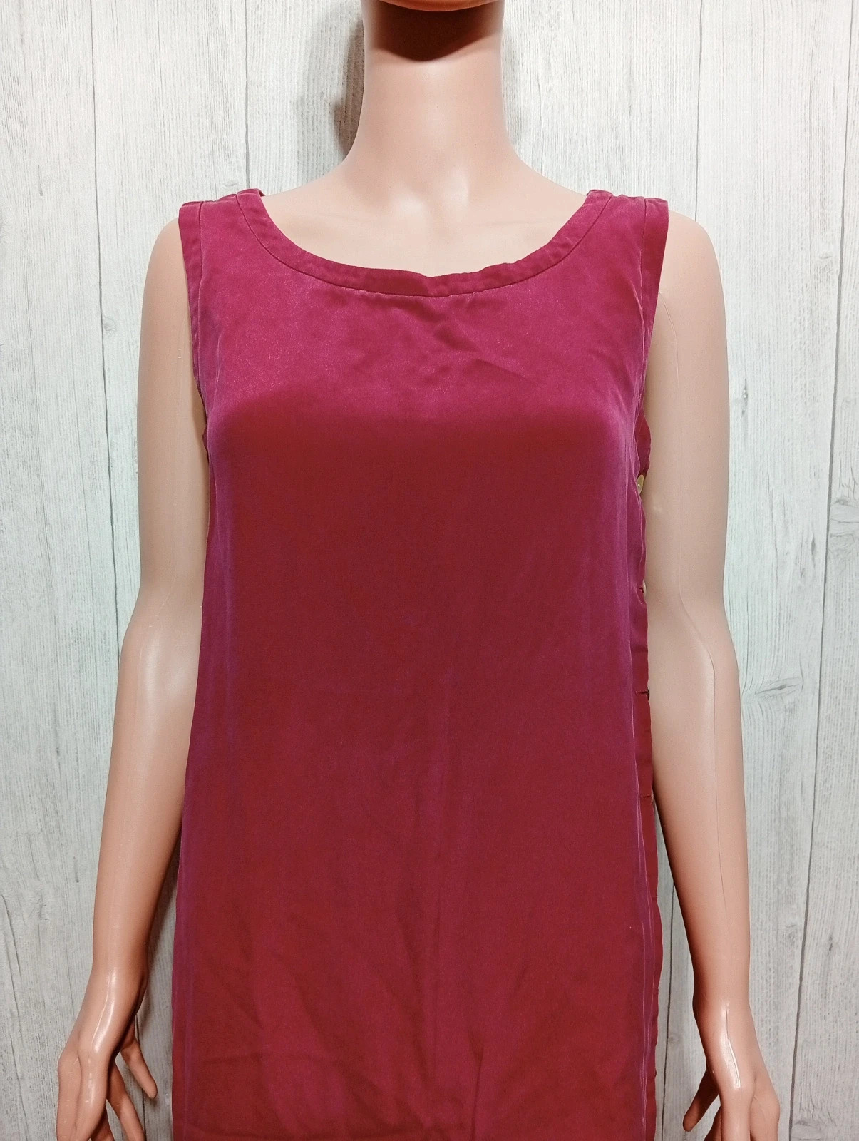 Robe femme - Taille L/40 - 1.2.3. - couleur rouge bordeaux – Un Deux Trois – taille L / 40 / 12 2