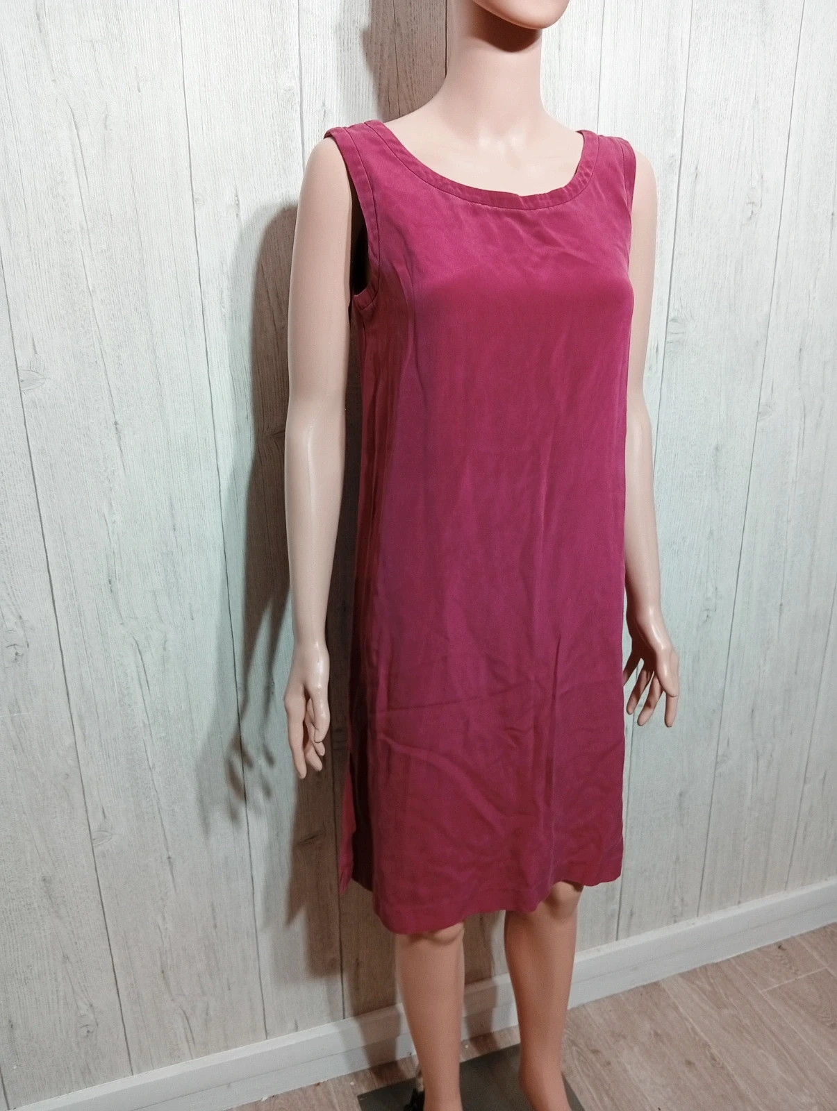 Robe femme - Taille L/40 - 1.2.3. - couleur rouge bordeaux – Un Deux Trois – taille L / 40 / 12 4