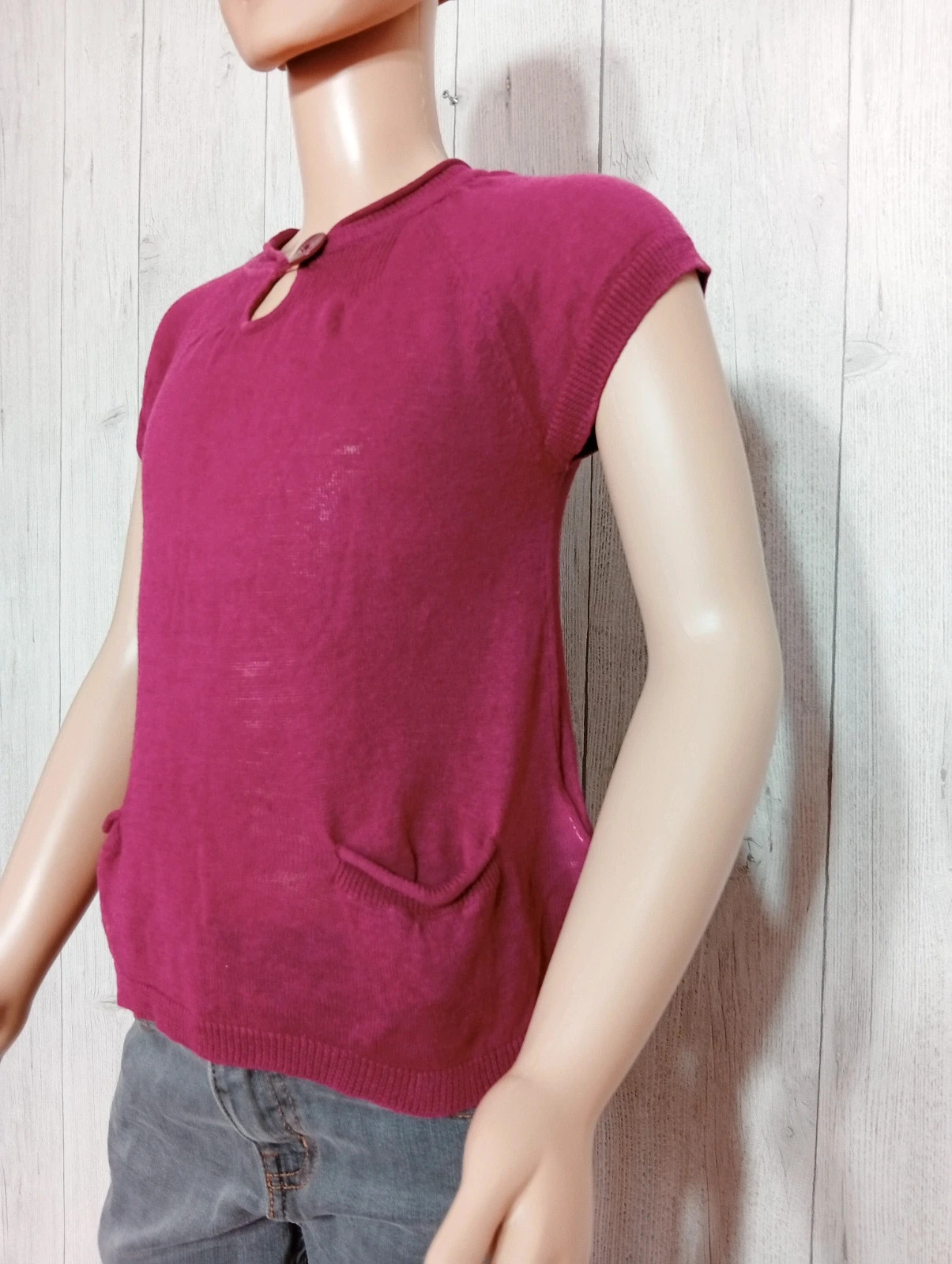 T-shirt manche courte fille- Taille 8 ans ( 126 cm) - cyrillus- couleur fushia – Cyrillus – taille 8 ans / 128 cm 5