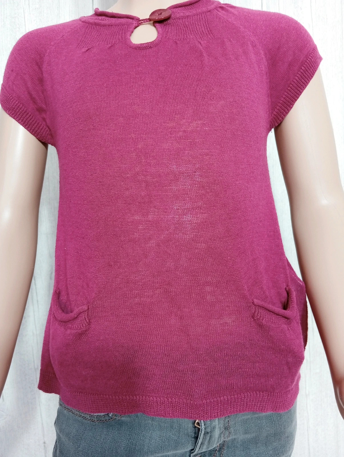 T-shirt manche courte fille- Taille 8 ans ( 126 cm) - cyrillus- couleur fushia – Cyrillus – taille 8 ans / 128 cm 3