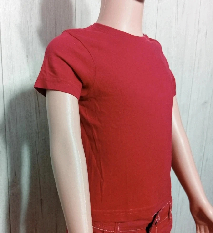 T-shirt manche courte fille - Taille 2 ans ( 86 cm) - orchestra - couleur rouge – Orchestra – taille 18-24 mois / 86 cm 4