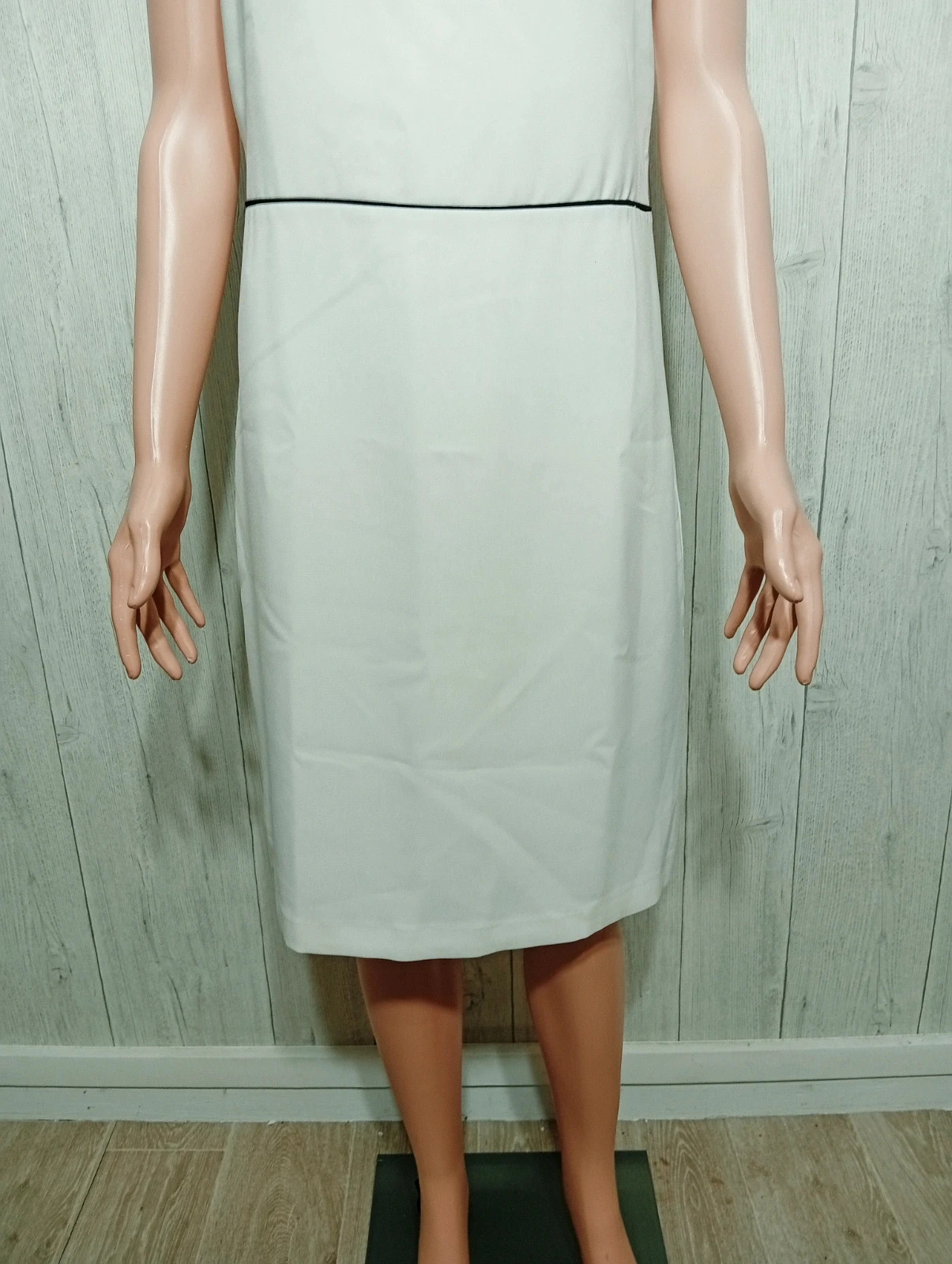 Robe femme - Taille L/40 - RIU - couleur blanc et noir – RIU – taille L / 40 / 12 3