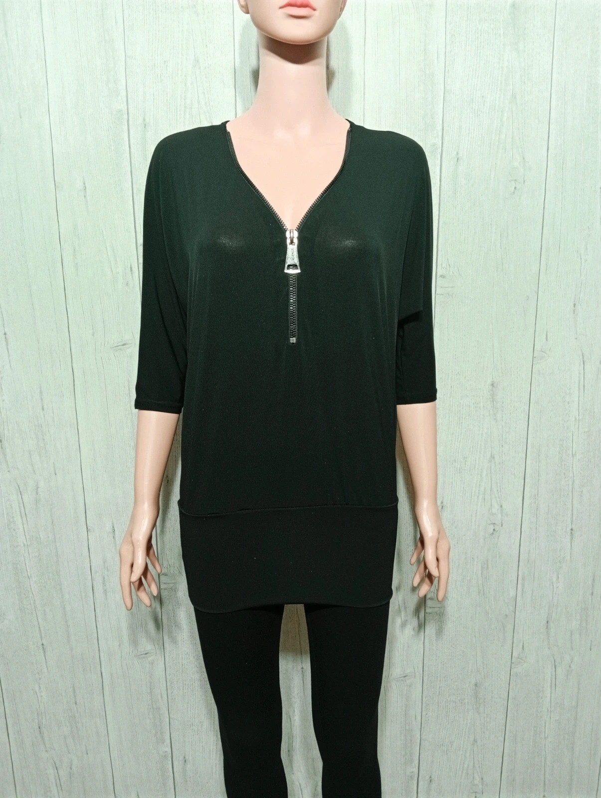 Blouse femme - Taille M/38 - cache cache - couleur noir