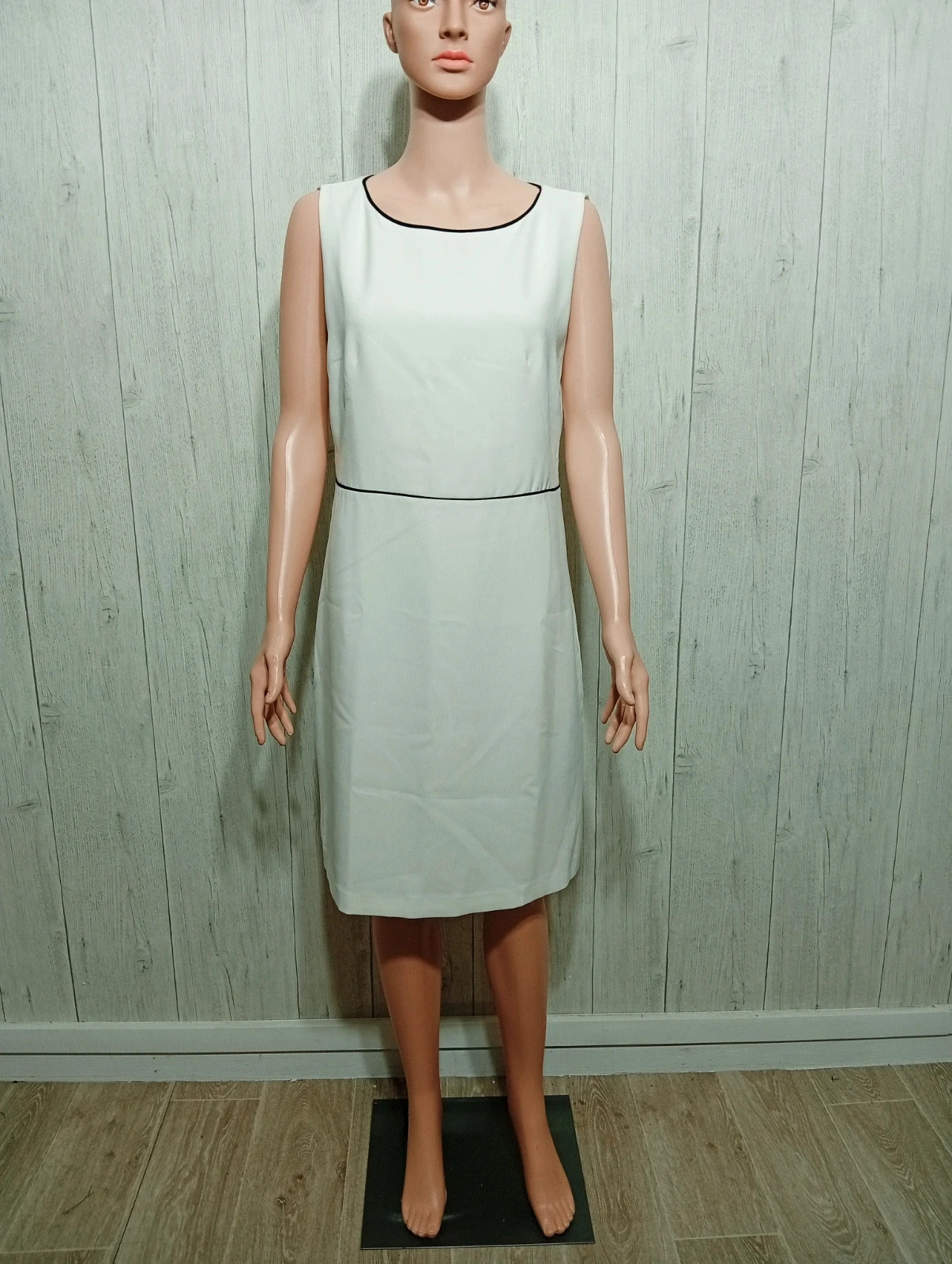 Robe femme - Taille L/40 - RIU - couleur blanc et noir