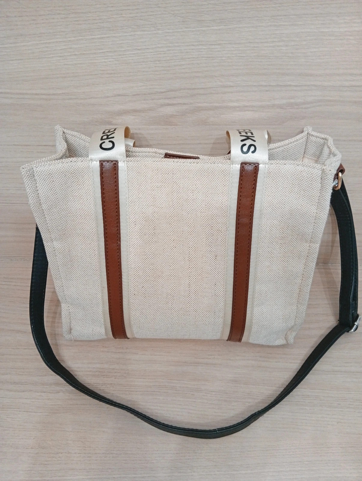 Sac maro femme - Taille unique ( 26×31×12 cm)- creeks - couleur sable et belge – Creeks 2