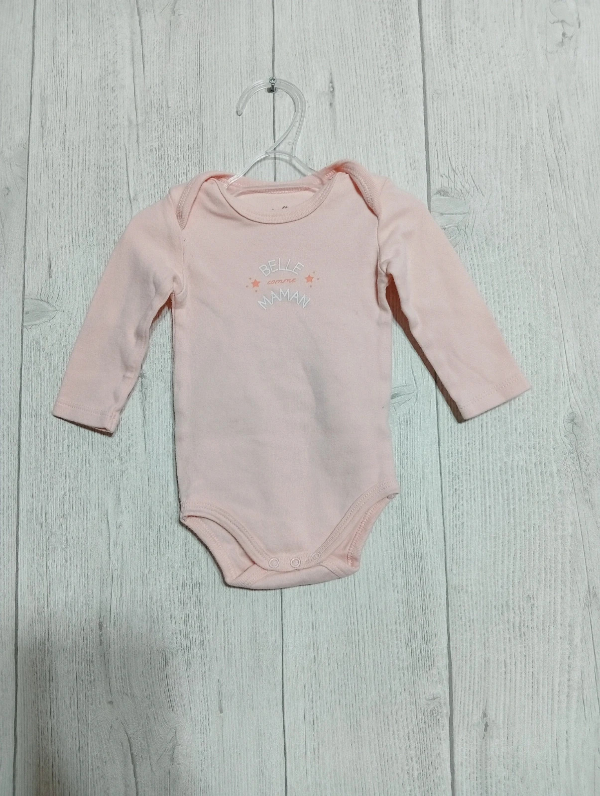 Bodies fille - Taille 9 mois (71 cm) - influx - couleur rose