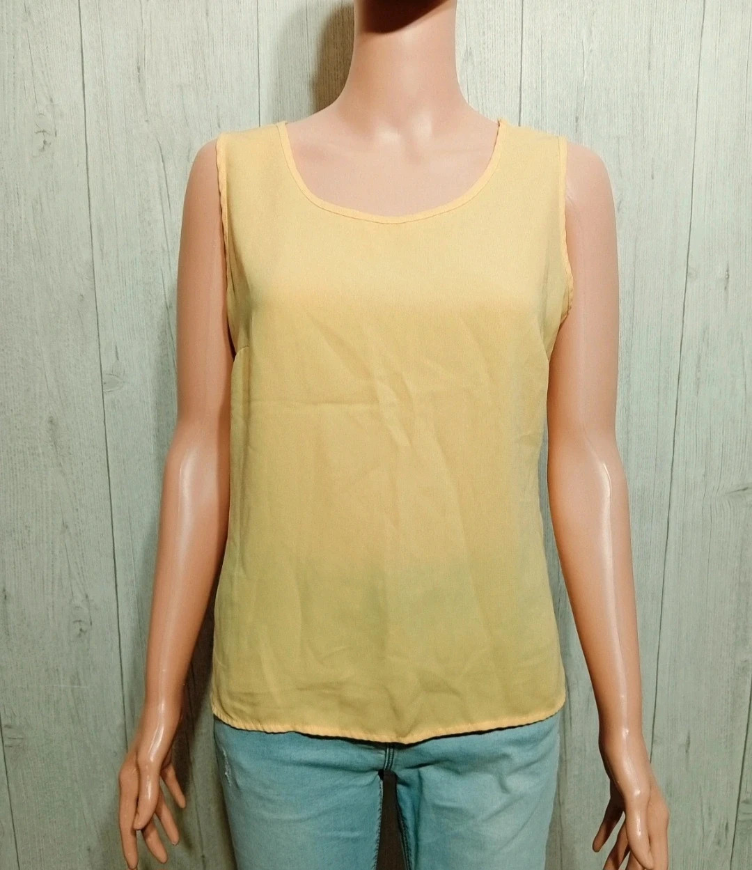 Débardeur femme - Taille M/38 - perdonna - couleur jaune – perdonna – taille M / 38 / 10