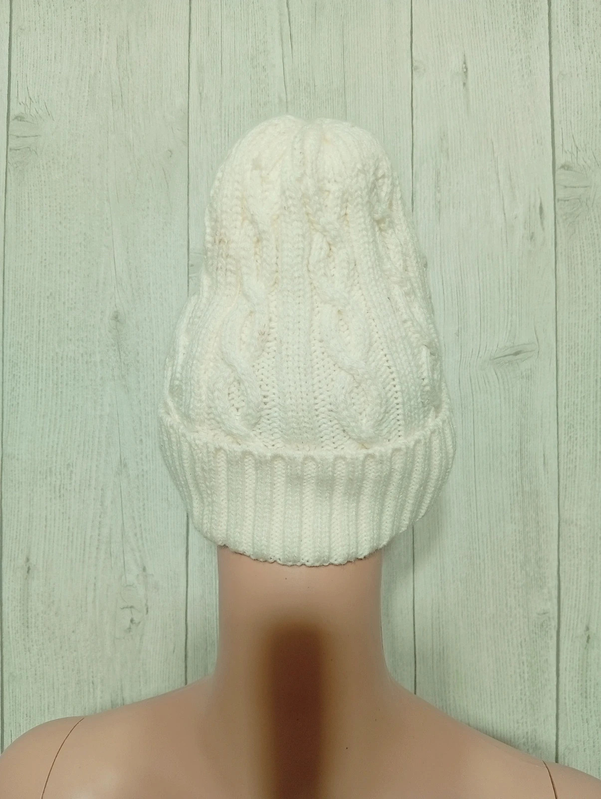 Bonnet femme - Taille unique- couleur creme – taille Taille unique 4