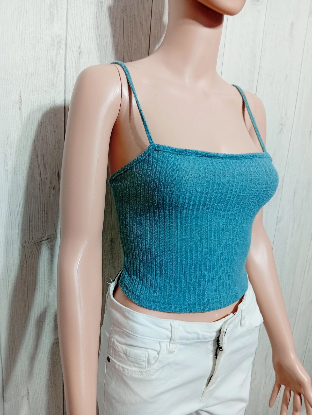 Top court femme- Taille M/38 - shein - couleur vert – Shein – taille M / 38 / 10 4