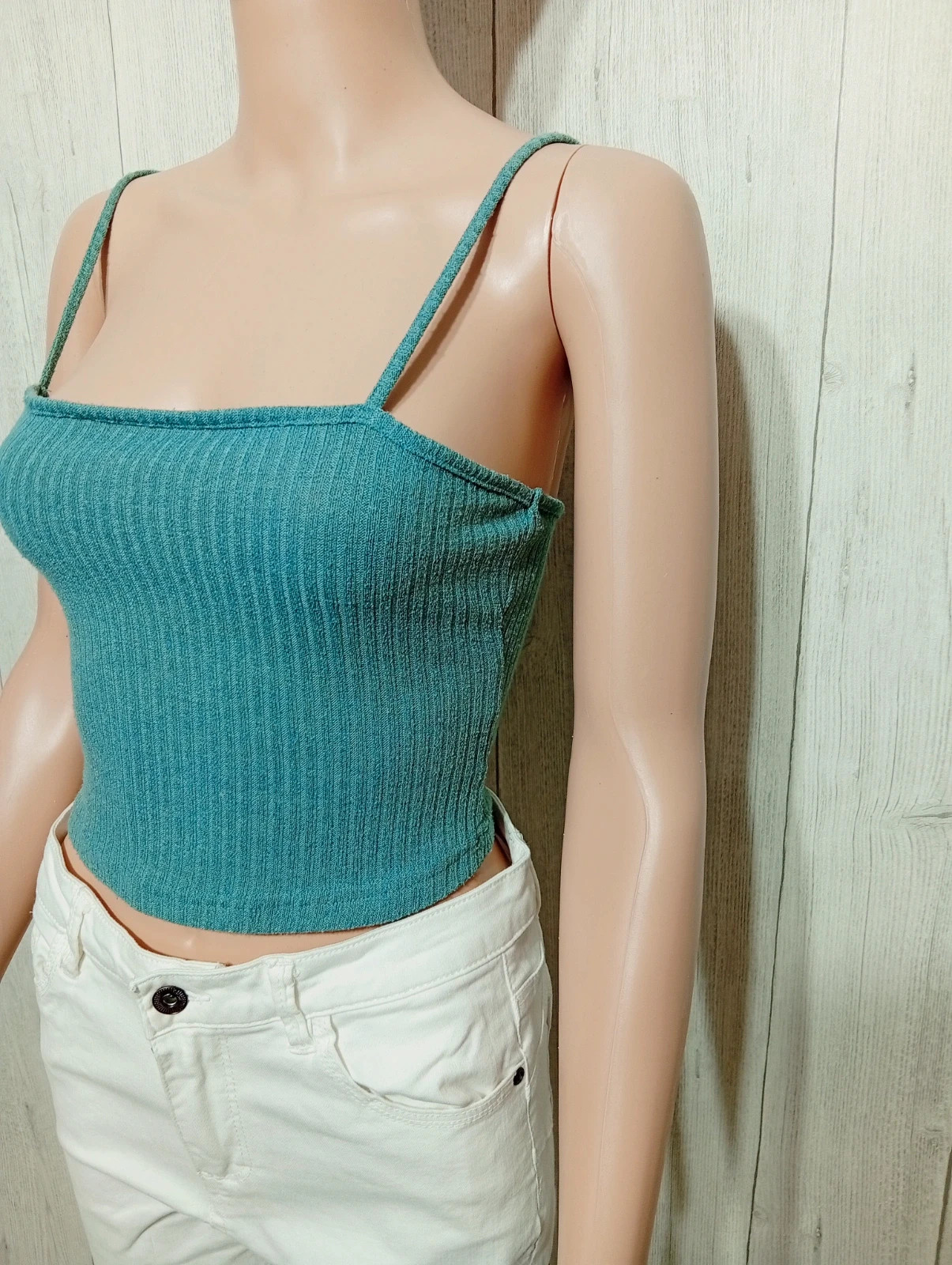 Top court femme- Taille M/38 - shein - couleur vert – Shein – taille M / 38 / 10 5