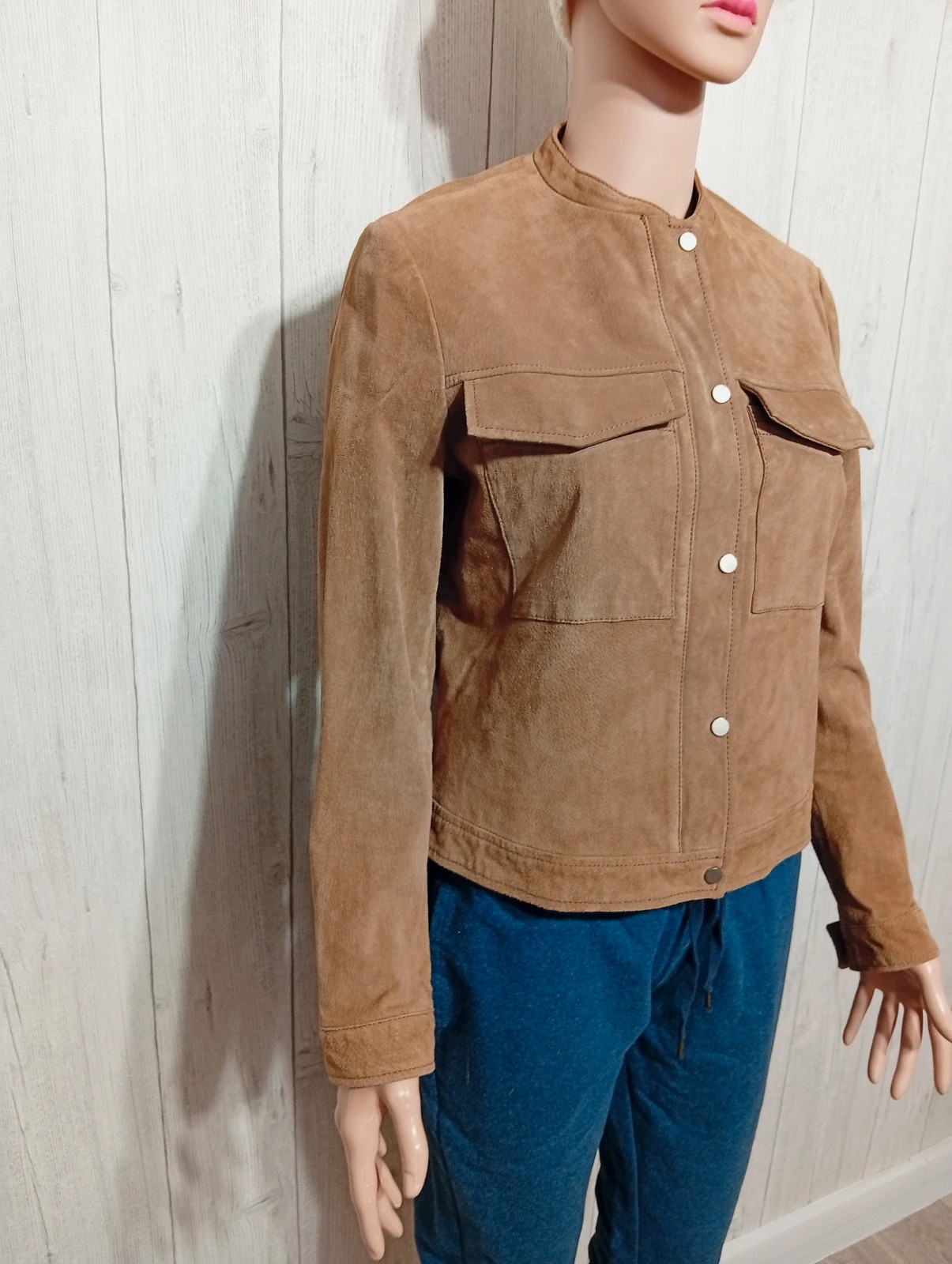 Perfecto femme - Taille L/40 ( 175/92A) - Mango - couleur marron – Mango – taille L / 40 / 12 4