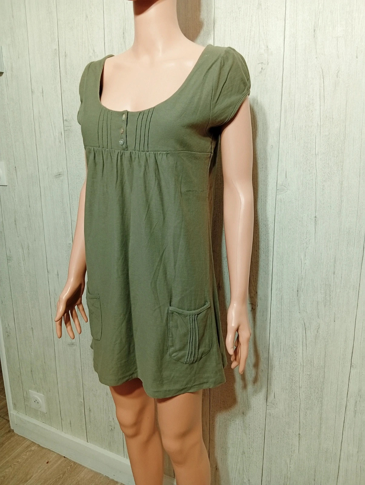 Robe femme - Taille M/38 - naturallaws - couleur kaki – natural laws – taille M / 38 / 10 5