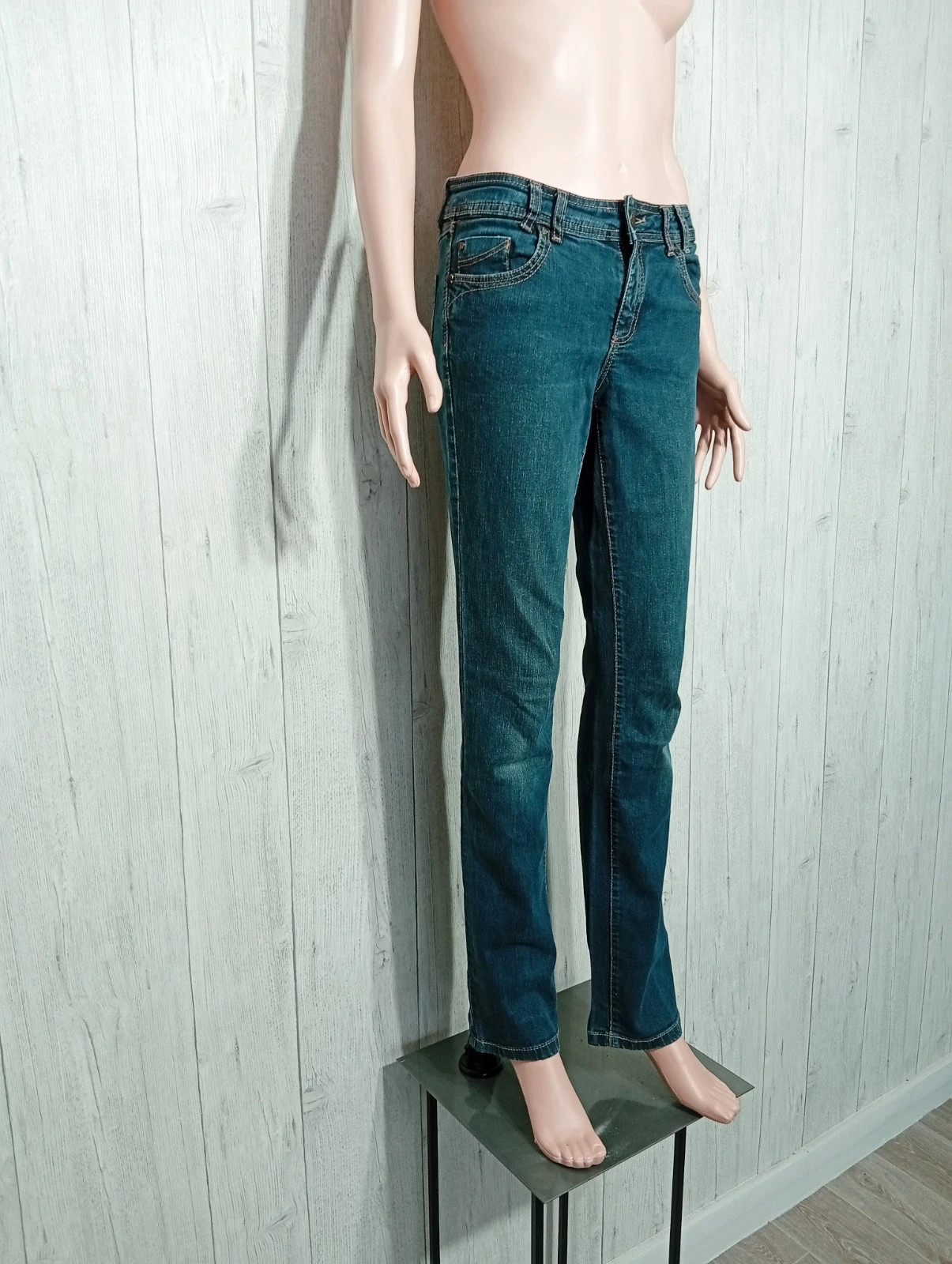 Jeans femme - taille M/38 - grain de malice - couleur marine – Grain de Malice – taille M / 38 / 10 4