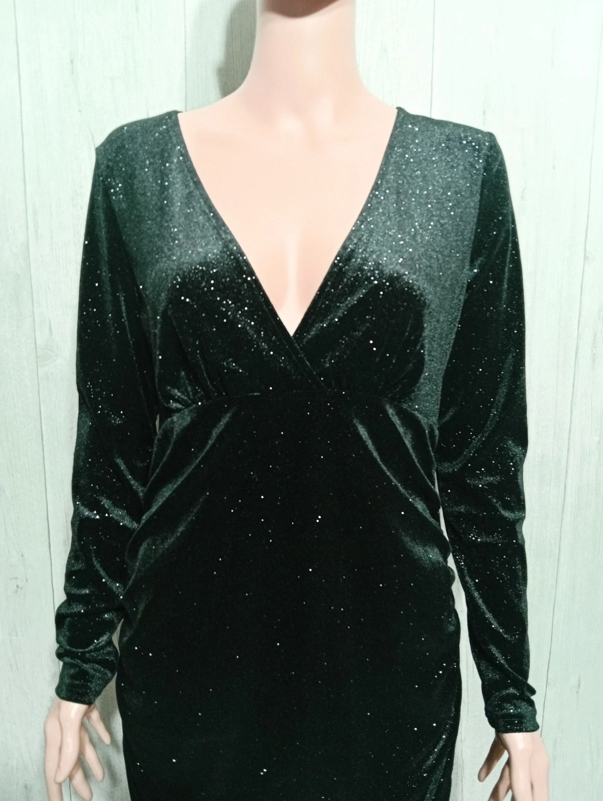 Robe paillete femme - Taille L/40 - H&M- couleur noir pailleté – H&M – taille L / 40 / 12 2