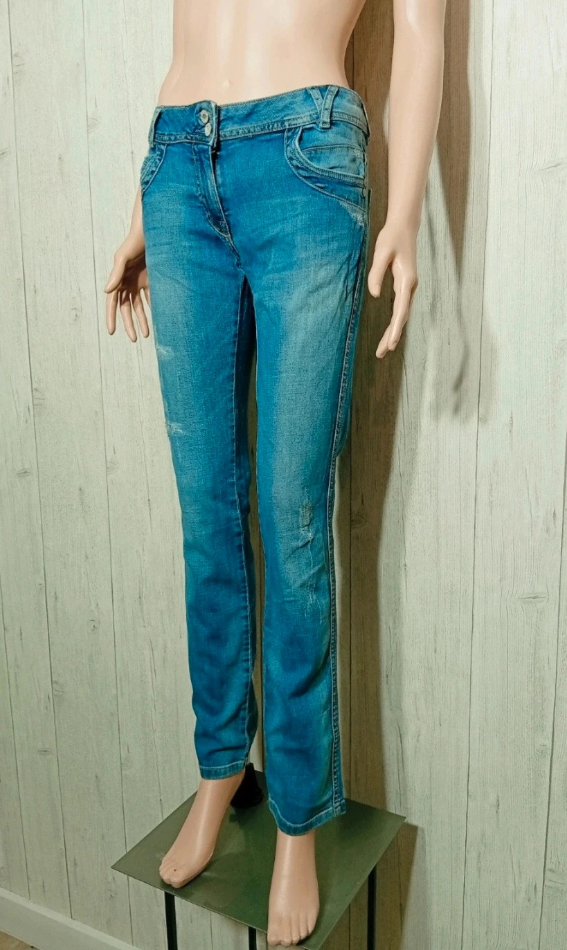 Jeans skinny femme - Taille M/38 - pimkie - couleur bleu – Pimkie – taille M / 38 / 10 5
