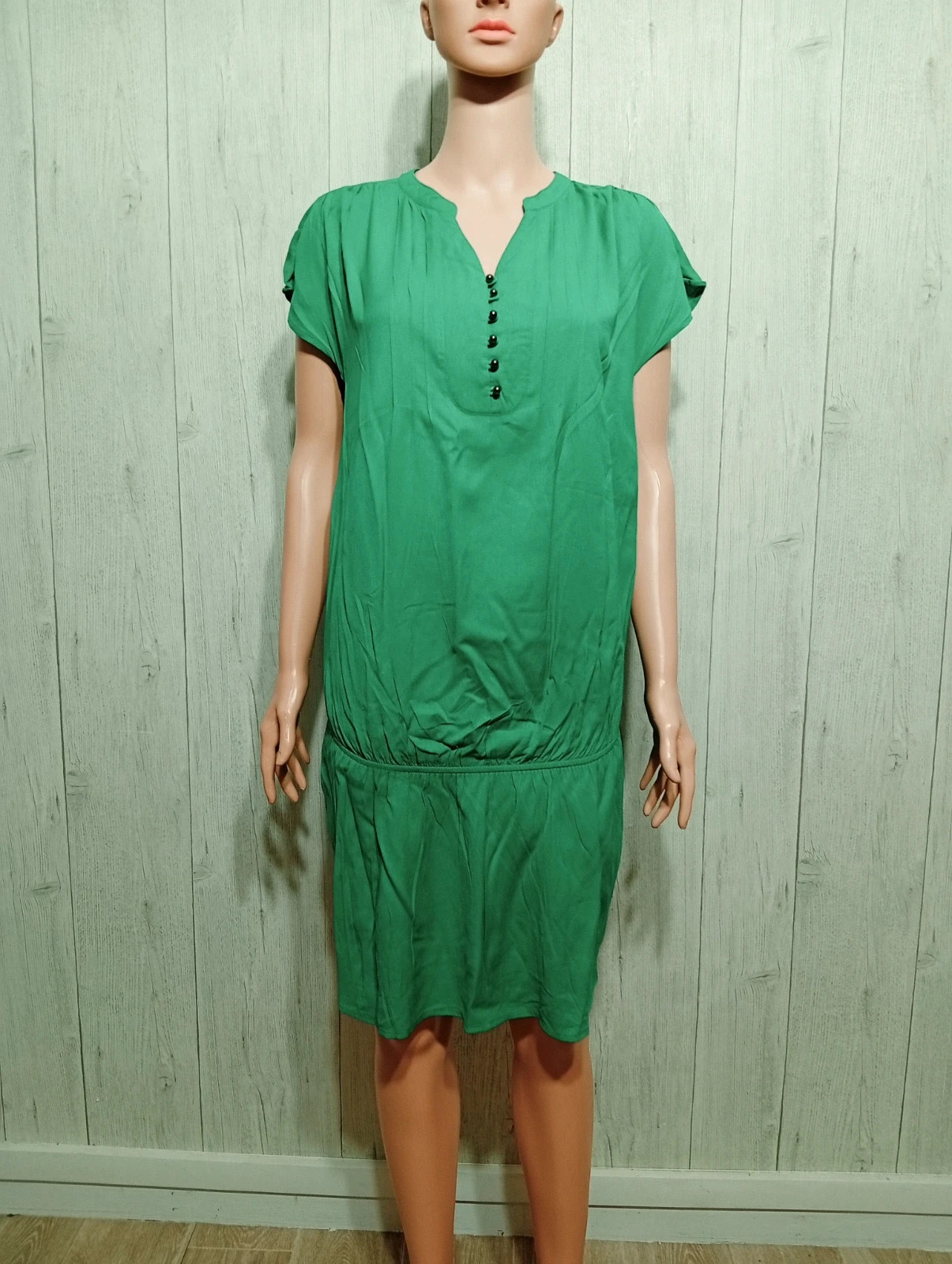 Robe d'été femme- taille M/38 - câlin Kalin - couleur vert