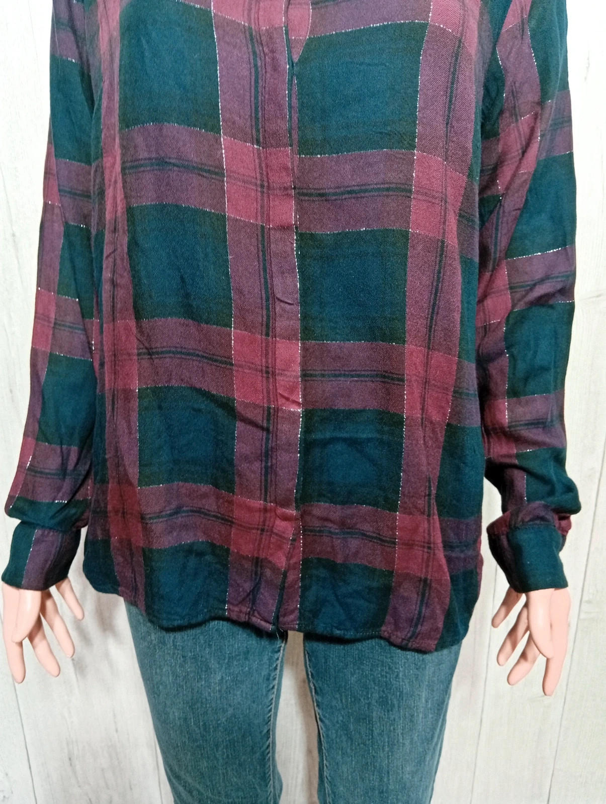 Chemise femme- Taille M/38- kiabi- couleur marine et bordeaux – Kiabi – taille M / 38 / 10 3