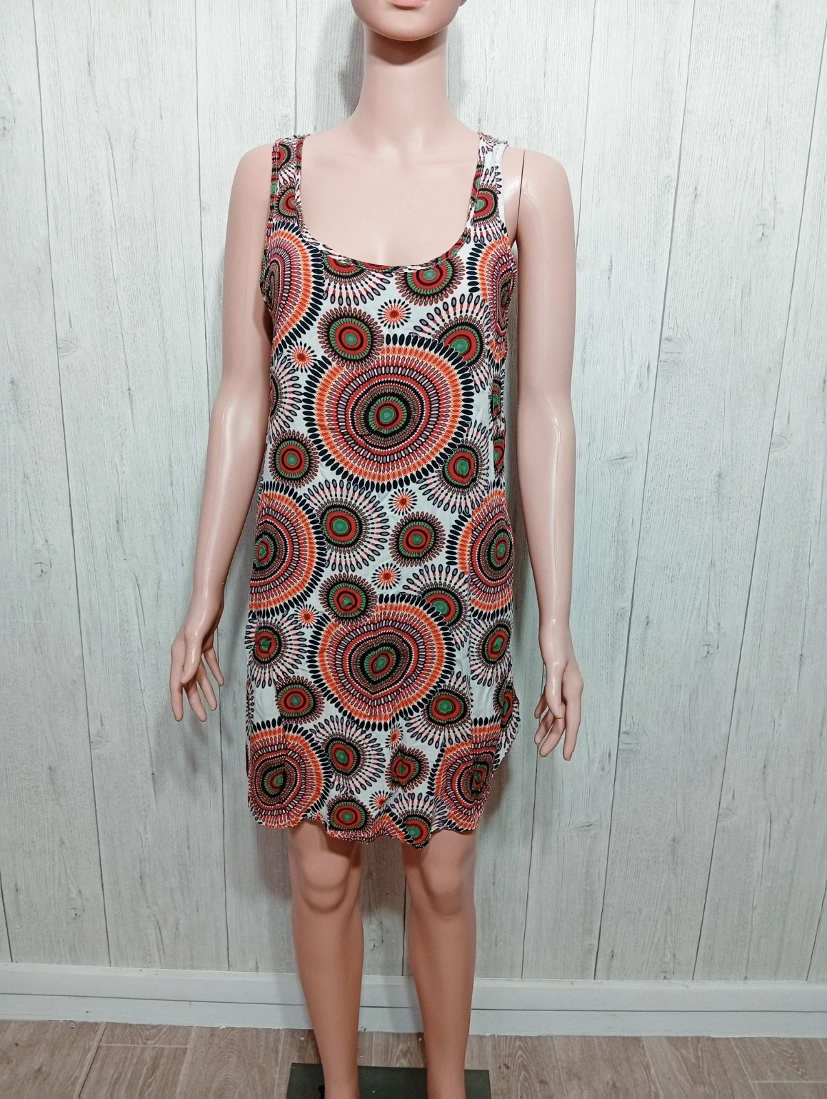 Robe femme - Taille L/40 -lili & lala - couleur blanc multicolore