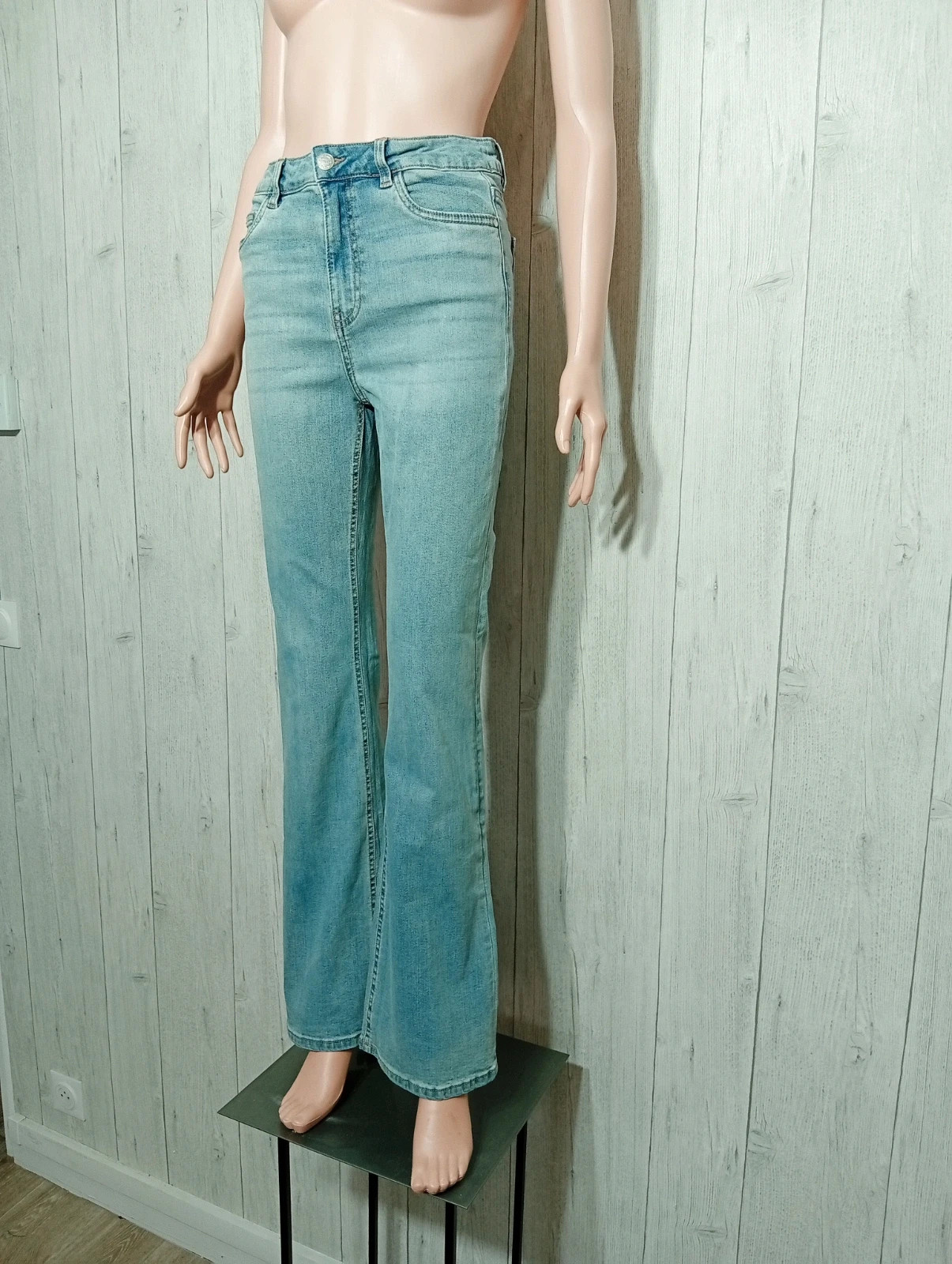 Jeans femme - taille M/38 - creeks - couleur bleu – Creeks – taille M / 38 / 10 5