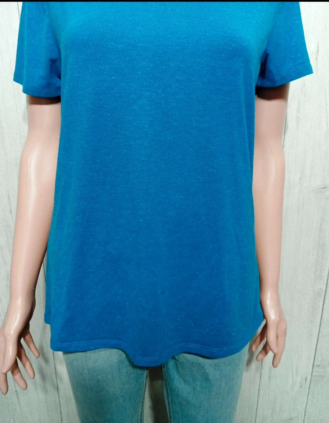 T-shirt manche courte - taille M/38- Ichi - couleur bleu – ICHI – taille M / 38 / 10 3