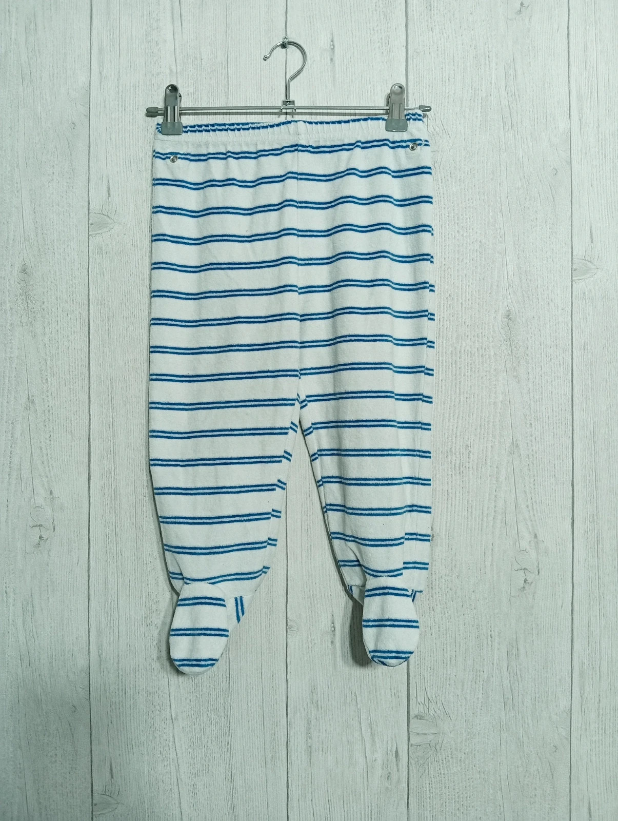 Pantalon garcon - Taille 2 ans - mot d'enfant- couleur bleu et blanc – Mot d'enfant – taille 18-24 mois / 86 cm