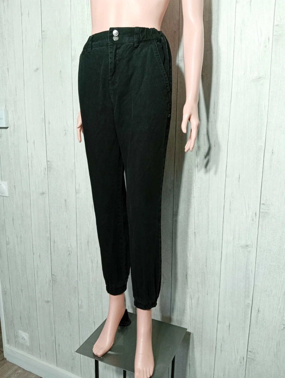 Pantalon femme - Taille M/16 ans - jennyfer- couleur noir – Jennyfer – taille 16 ans / 176 cm 5
