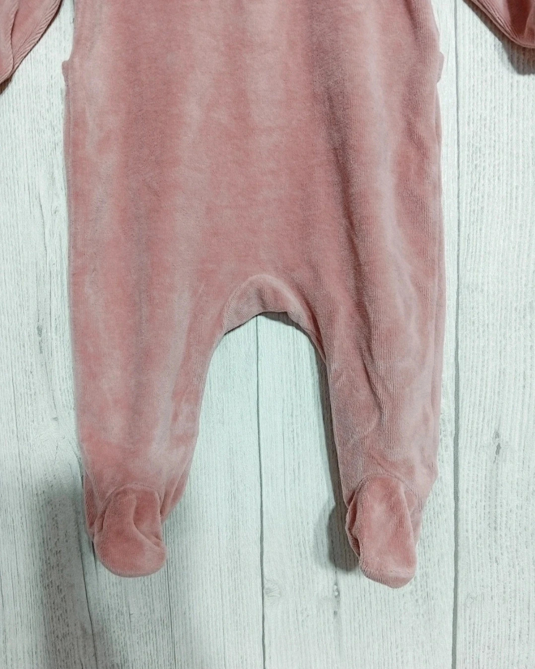 Pyjama 1 pièce fille - Taille 3 mois ( 56/62 cm) - kiabi - couleur rose et blanc – Kiabi – taille 3-6 mois / 62 cm 3