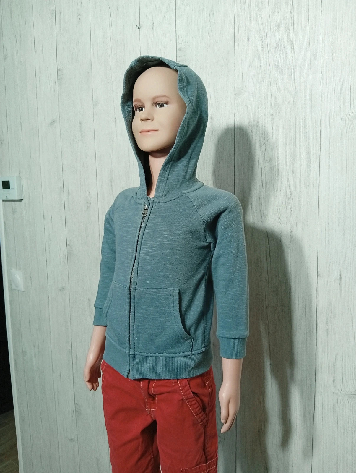 Gilet a capuche fille - taille 18/24 mois( 92 cm)- primark - couleur bleu gris – Primark – taille 24-36 mois / 92 cm 5